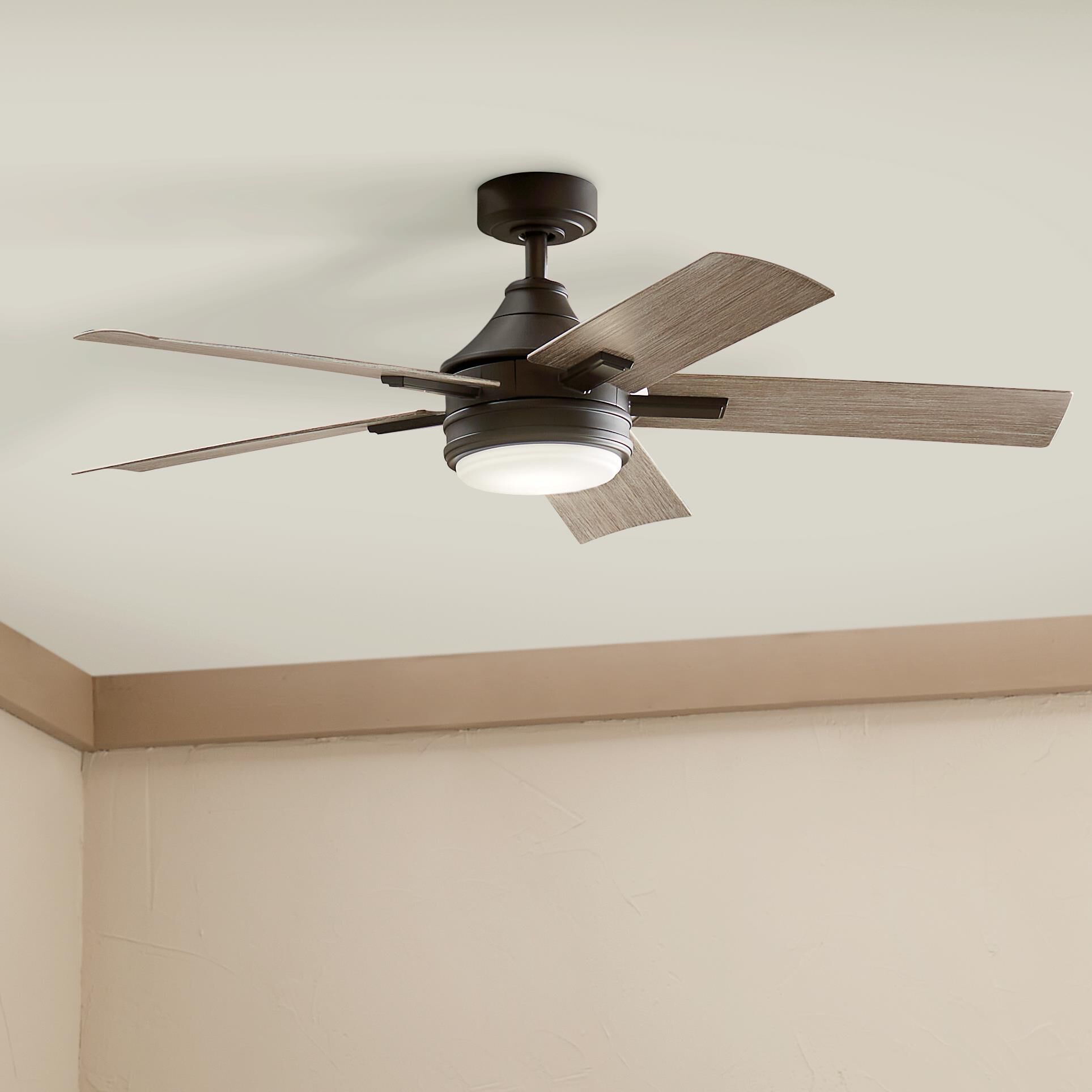 Shown in Olde Bronze finish and Frosted glass