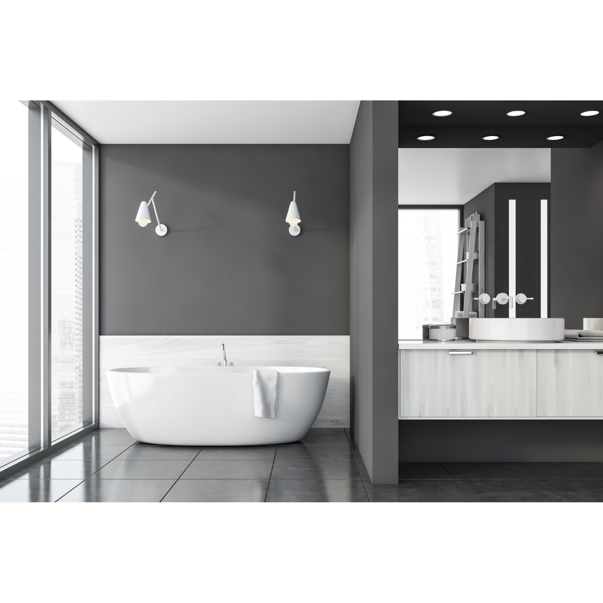 5.50 Watt 2200-6500K G25 LED Light Bulb by Bulbrite