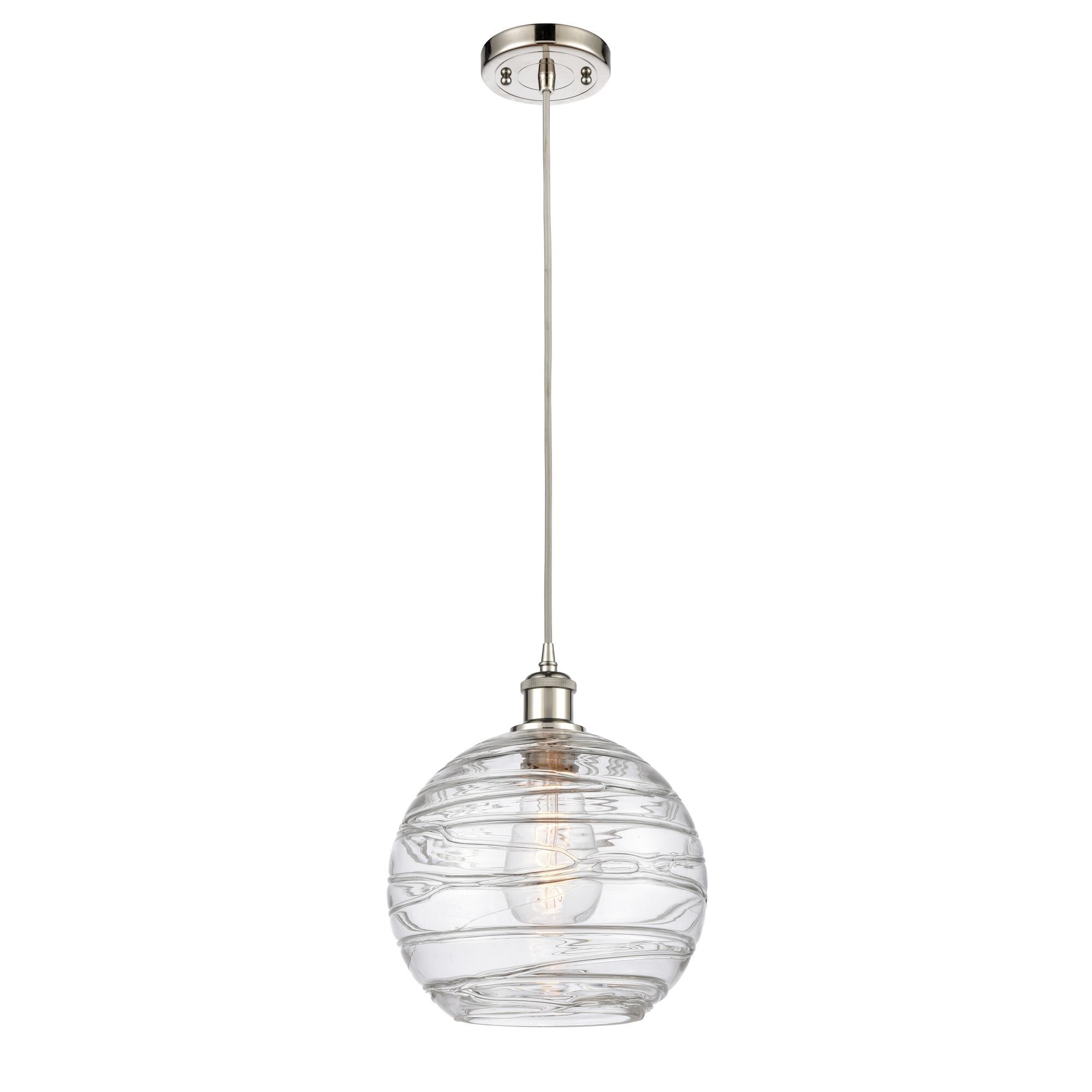 Bruno Marashlian Athens Deco Swirl 10 Inch Mini Pendant by Innovations Lighting
