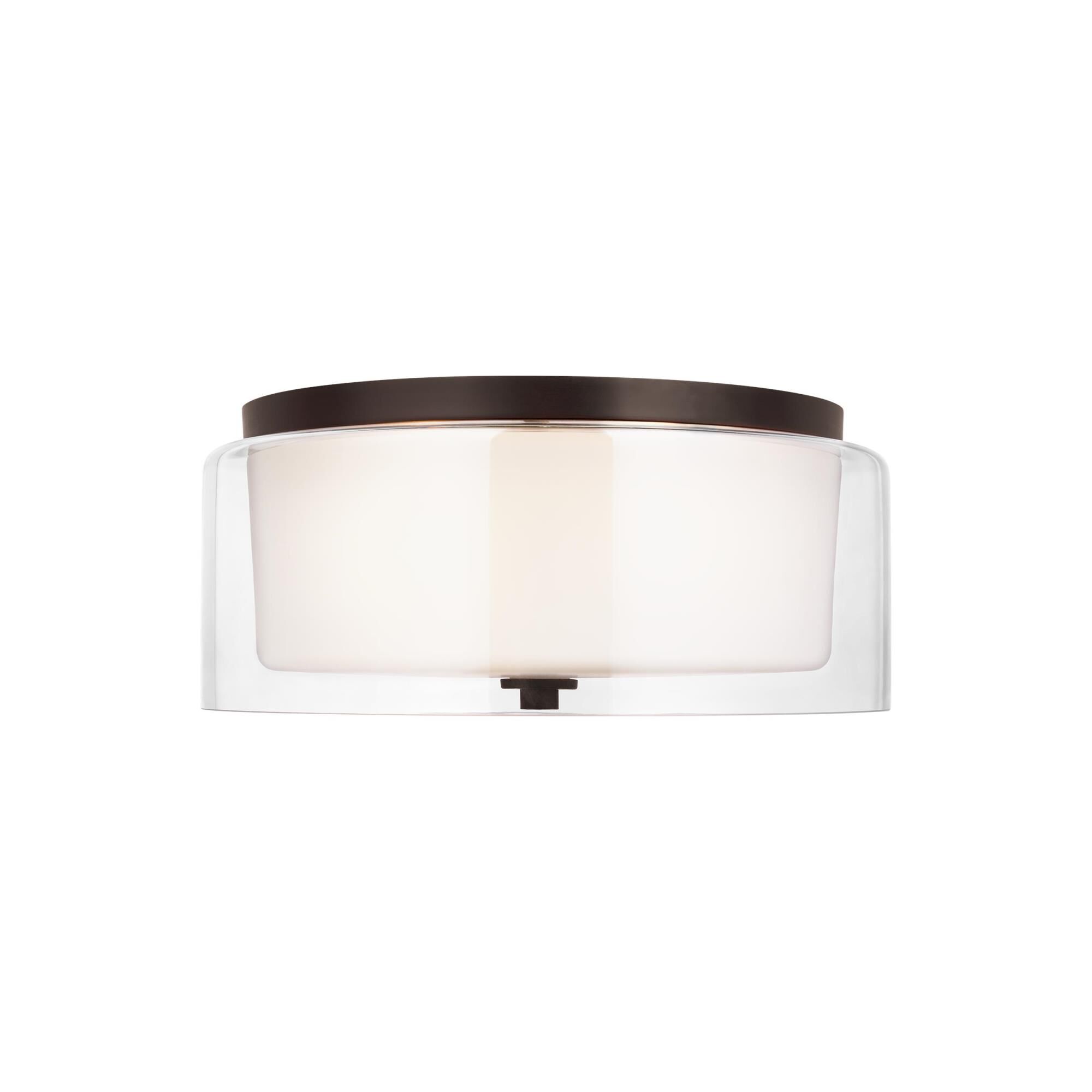Elmwood Park 14 Inch 2 Light Semi Flush Mount by Generation Lighting