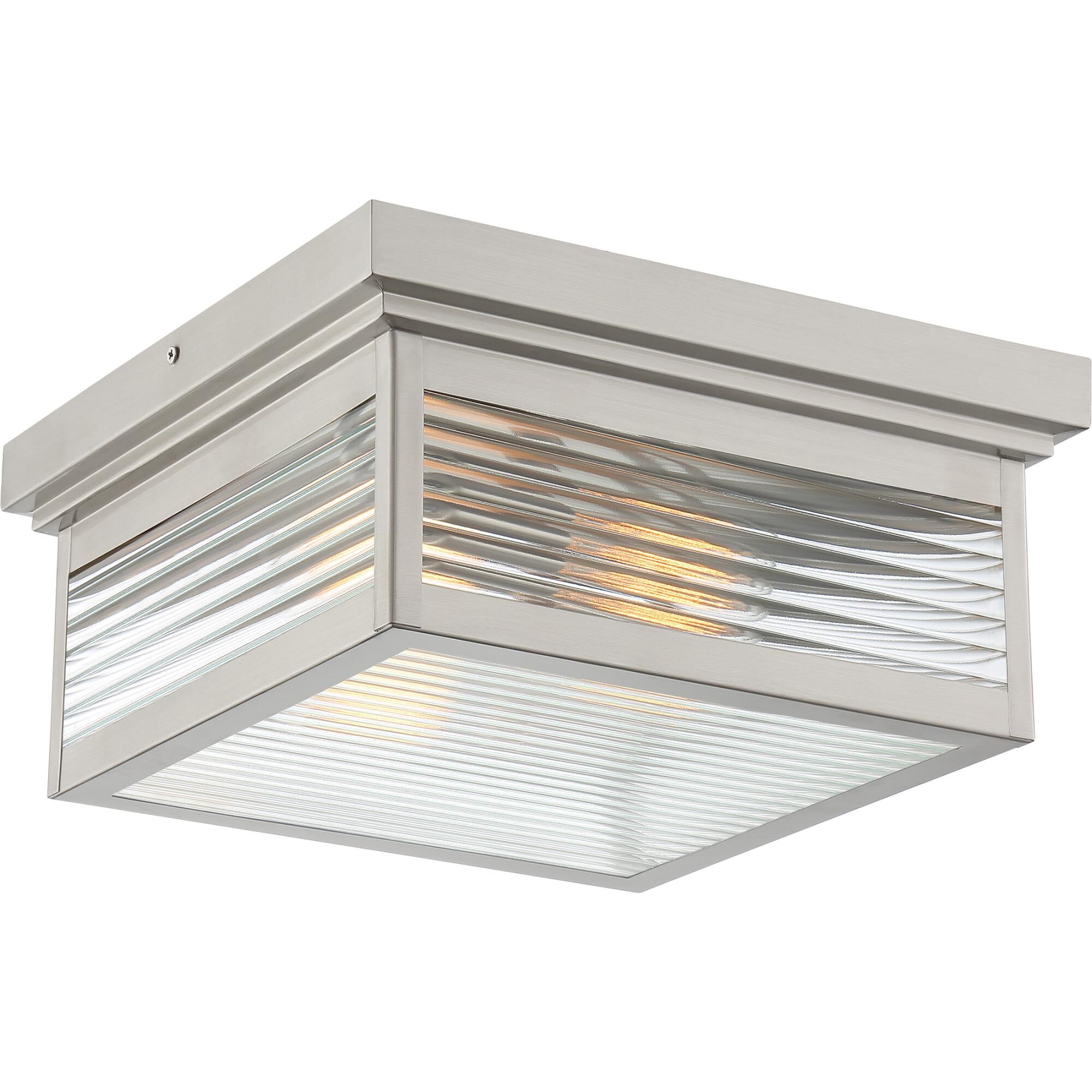 Gardner 12 Inch 2 Light Flush Mount by Quoizel