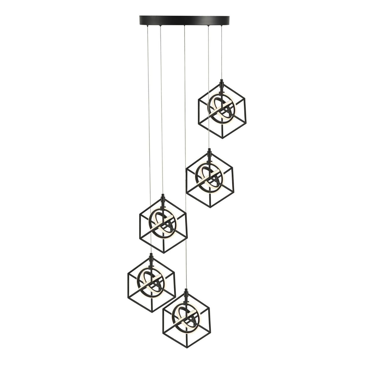 Tulip 24 Inch Multi Light Pendant by Artcraft