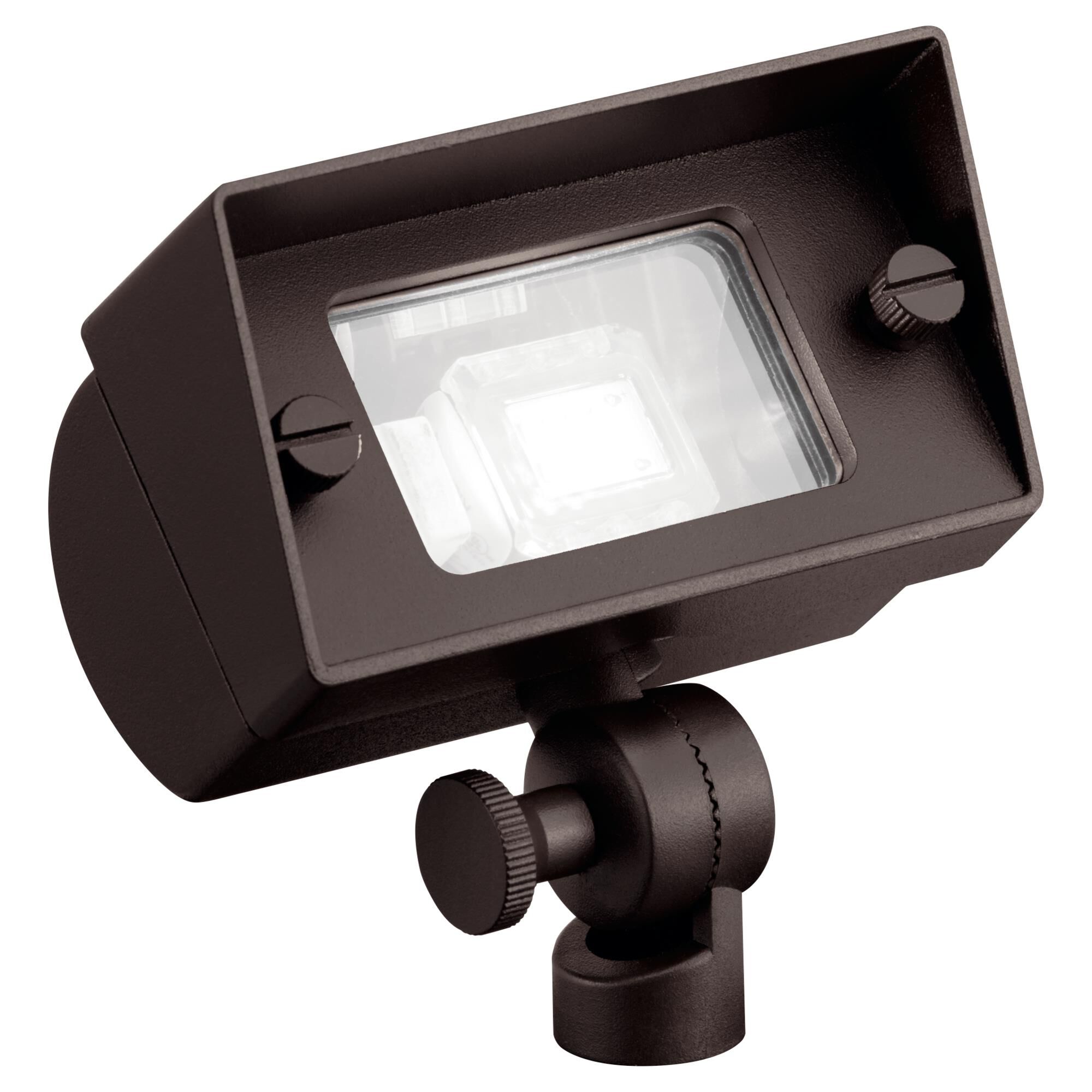 Shown in Textured Architectural Bronze finish and Frosted, Linear and Clear glass