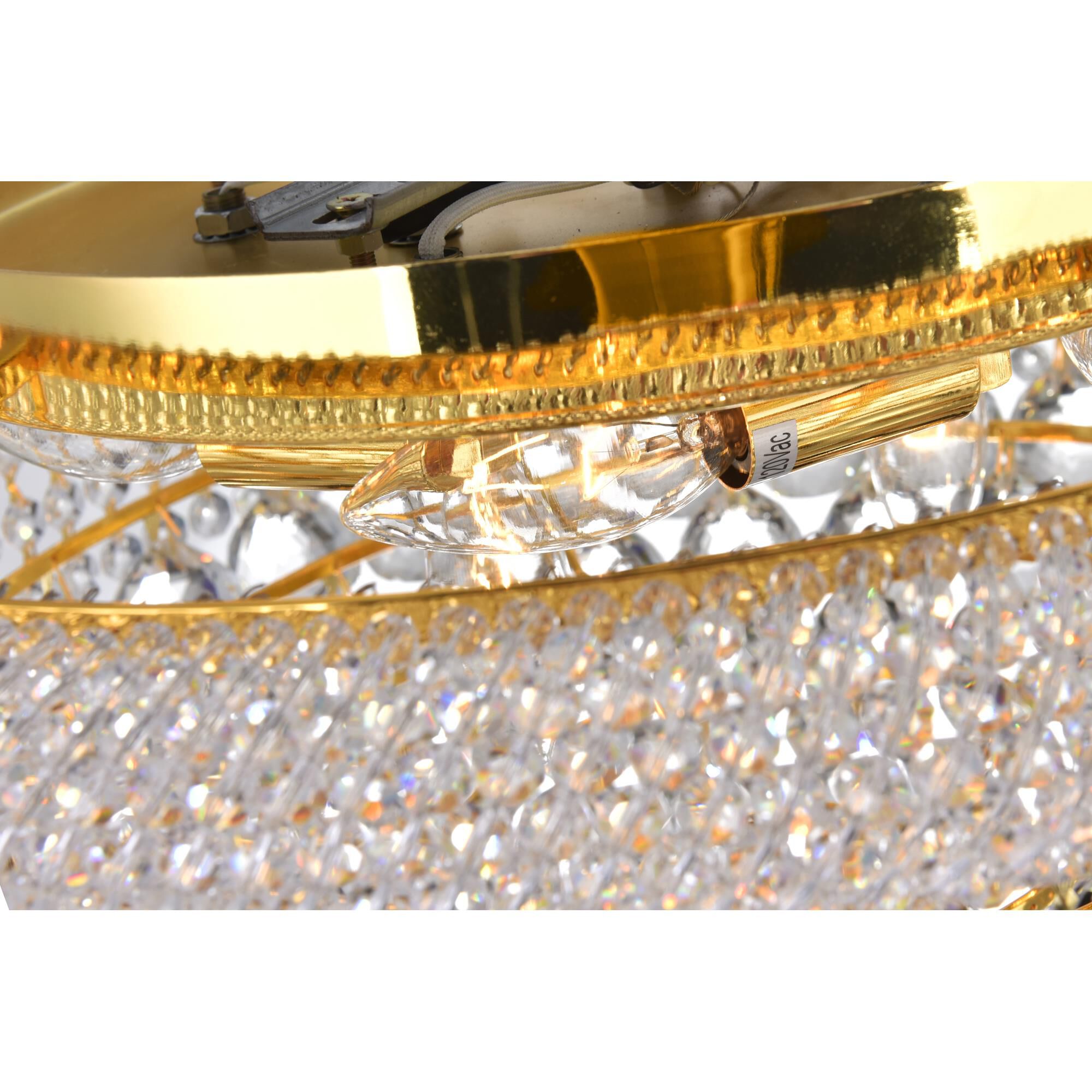 Empire 20 Inch 8 Light Flush Mount by CWI Lighting