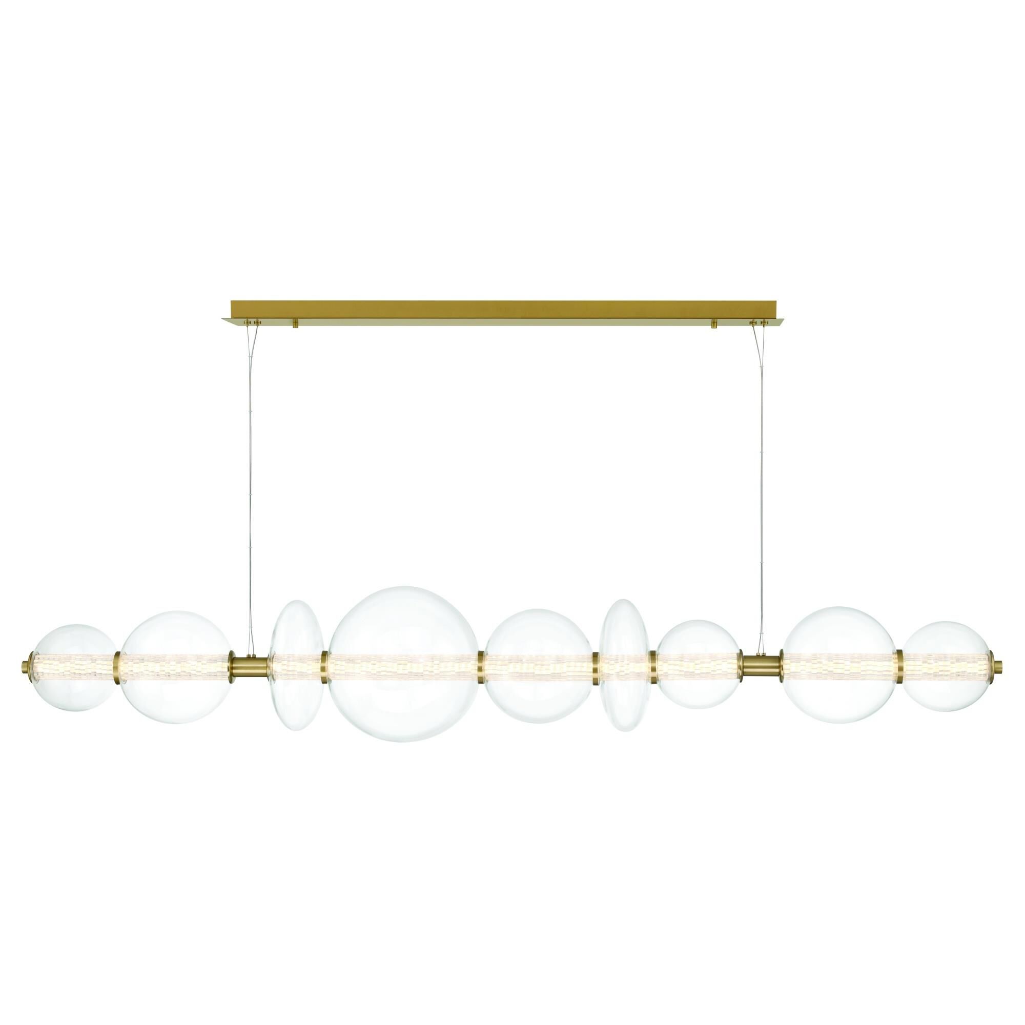 Atomo Large Linear Chandelier,