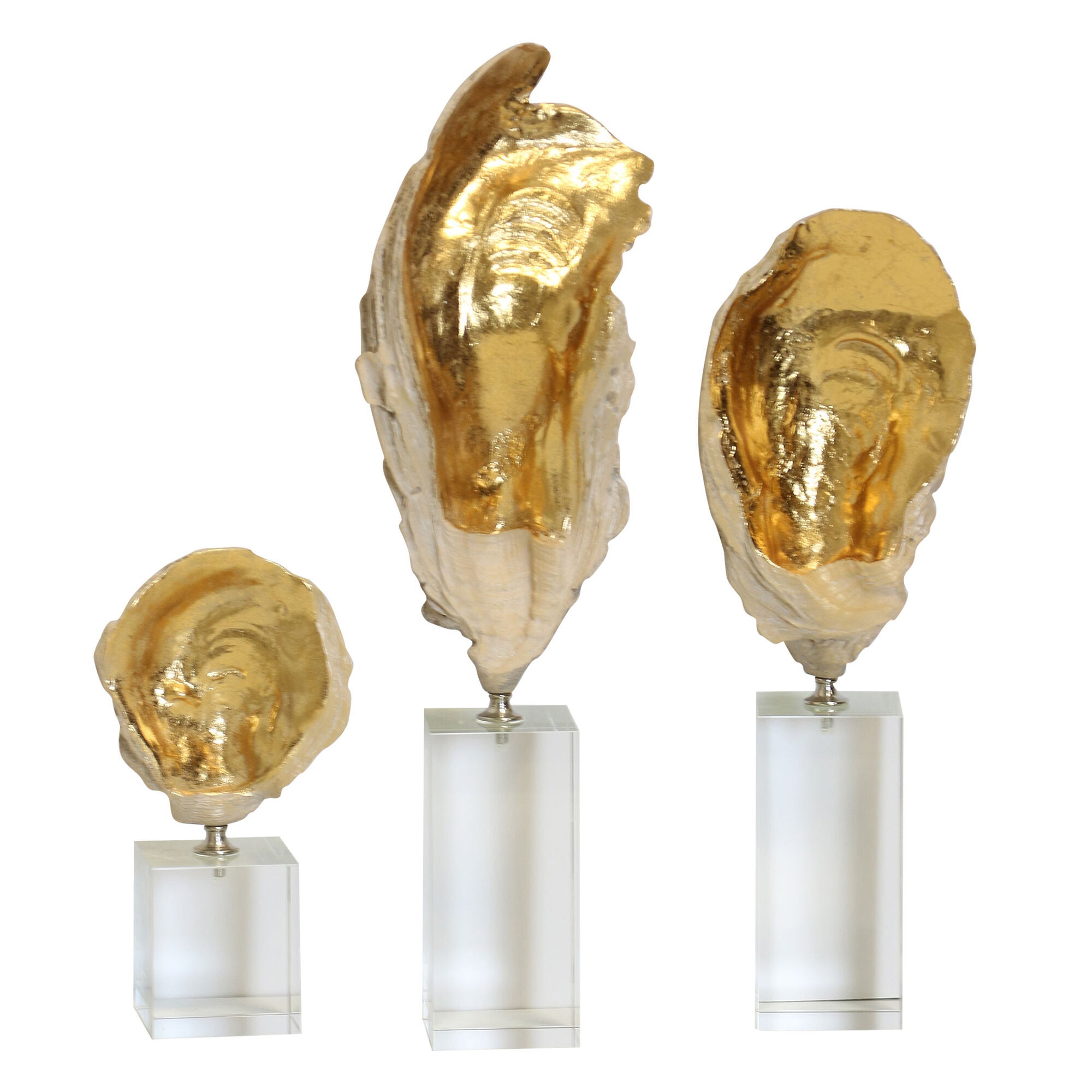 Clam Sculpture Set of 3,