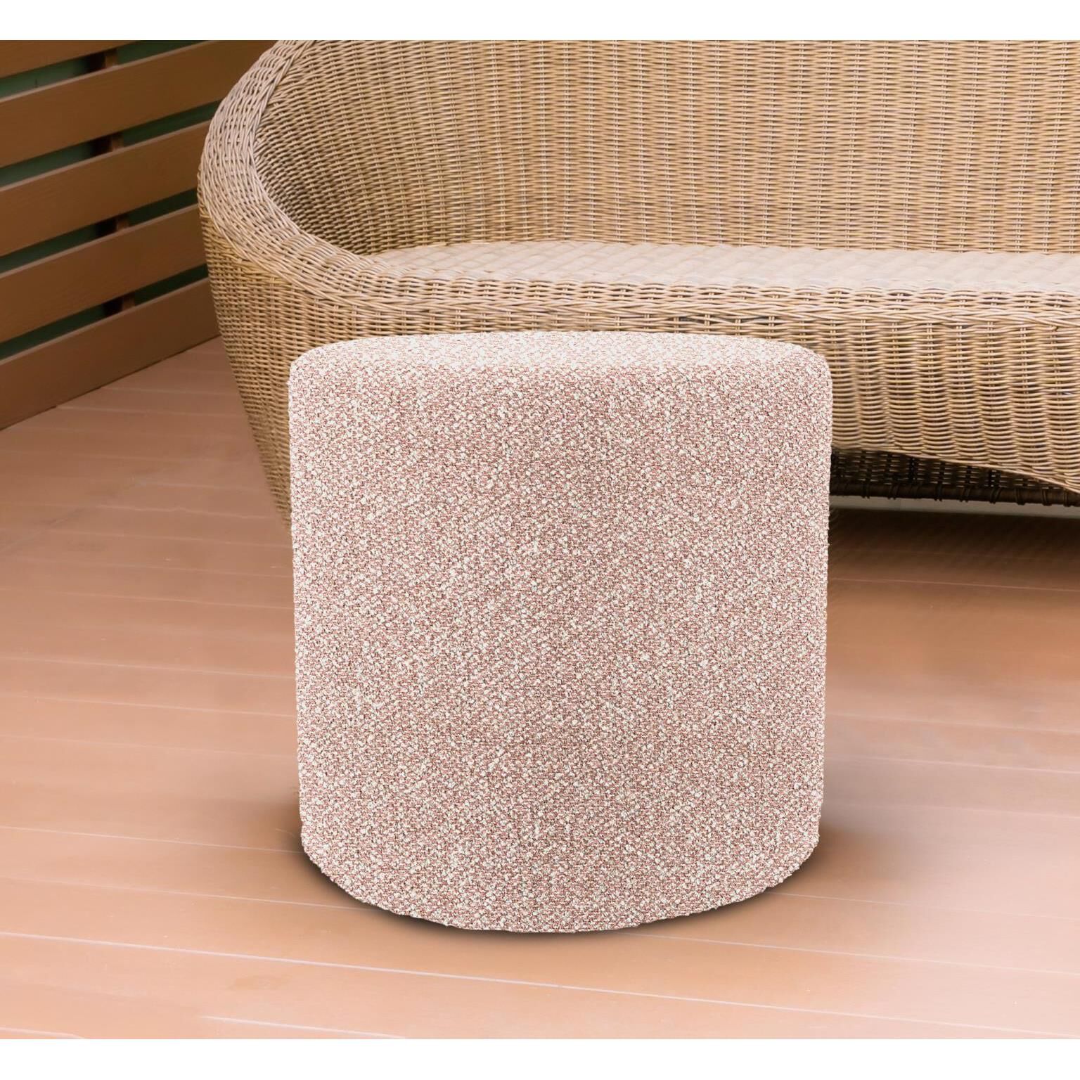 The Alicante Block & Cylinder Ottoman by Howard Elliott Collection