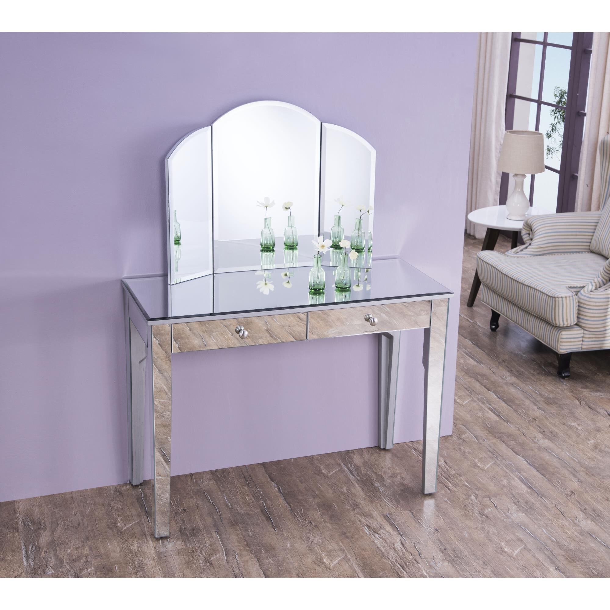 Contempo Console Table by Elegant Decor