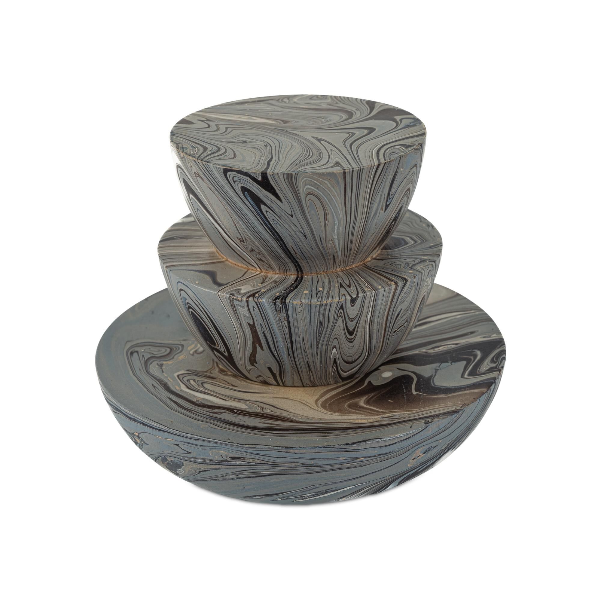 Marbleized Accent Box by Currey and Company