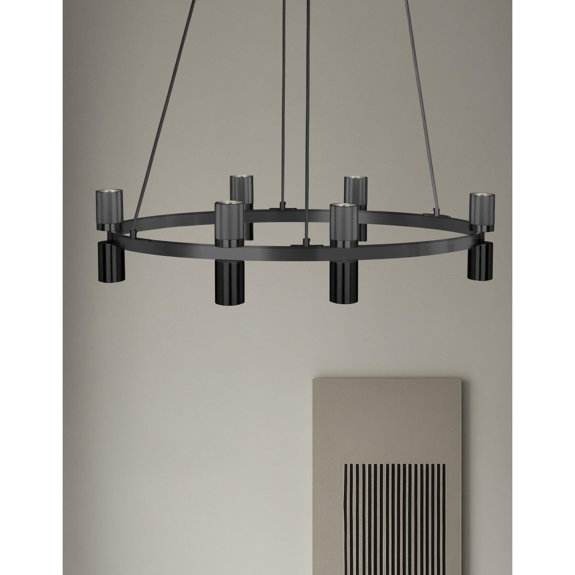 Cerelia 36 Inch Chandelier by Dainolite