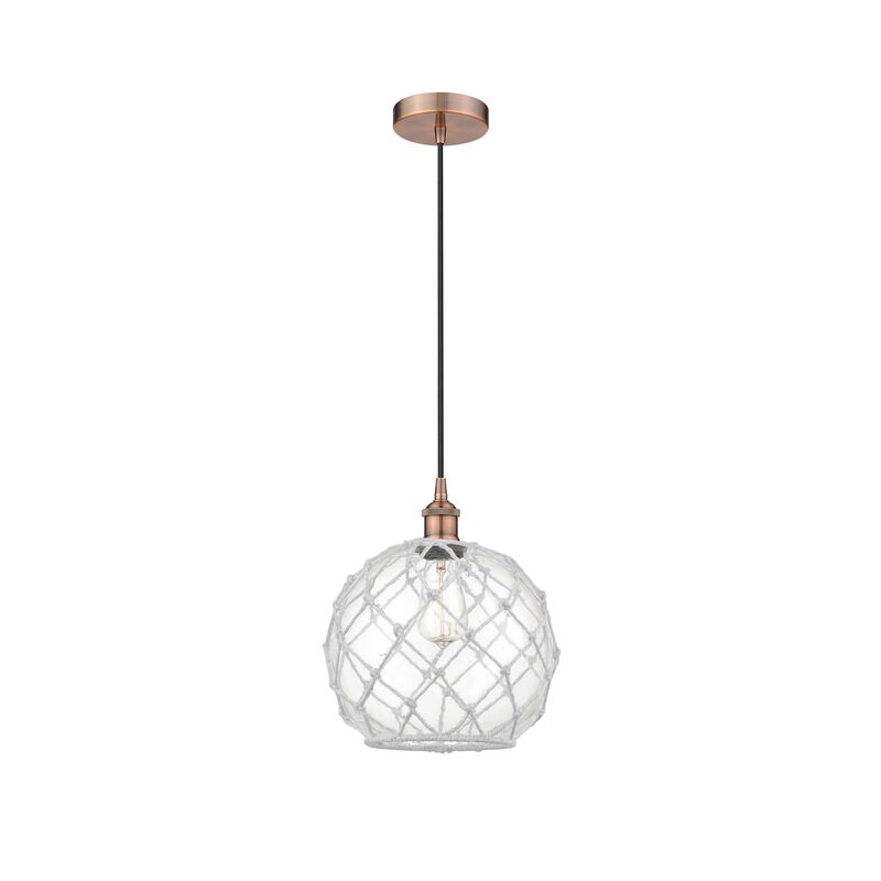 Innovations Lighting Bruno Marashlian Farmhouse Rope 10 Inch Mini Pendant