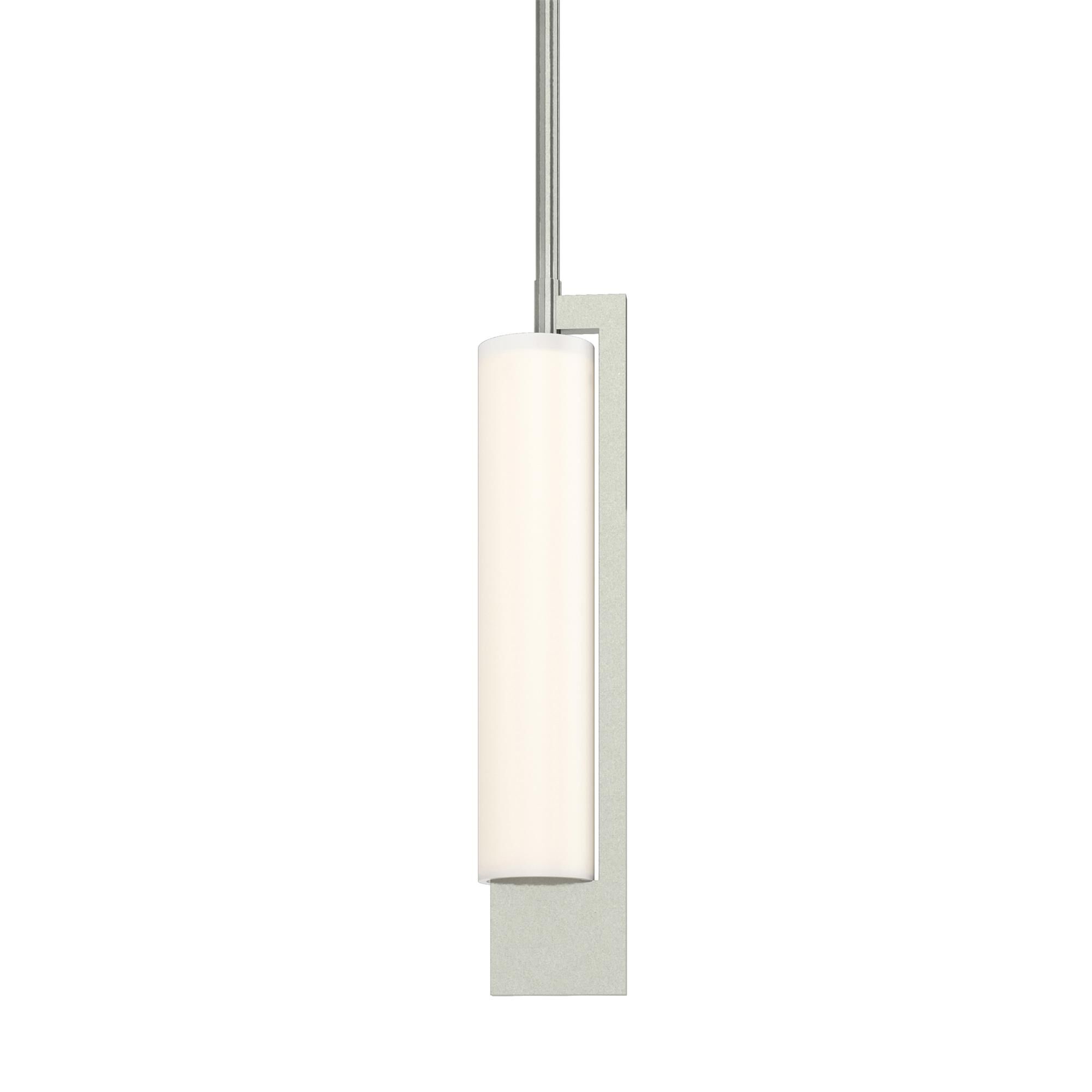 Shown in Sterling finish and Opal glass