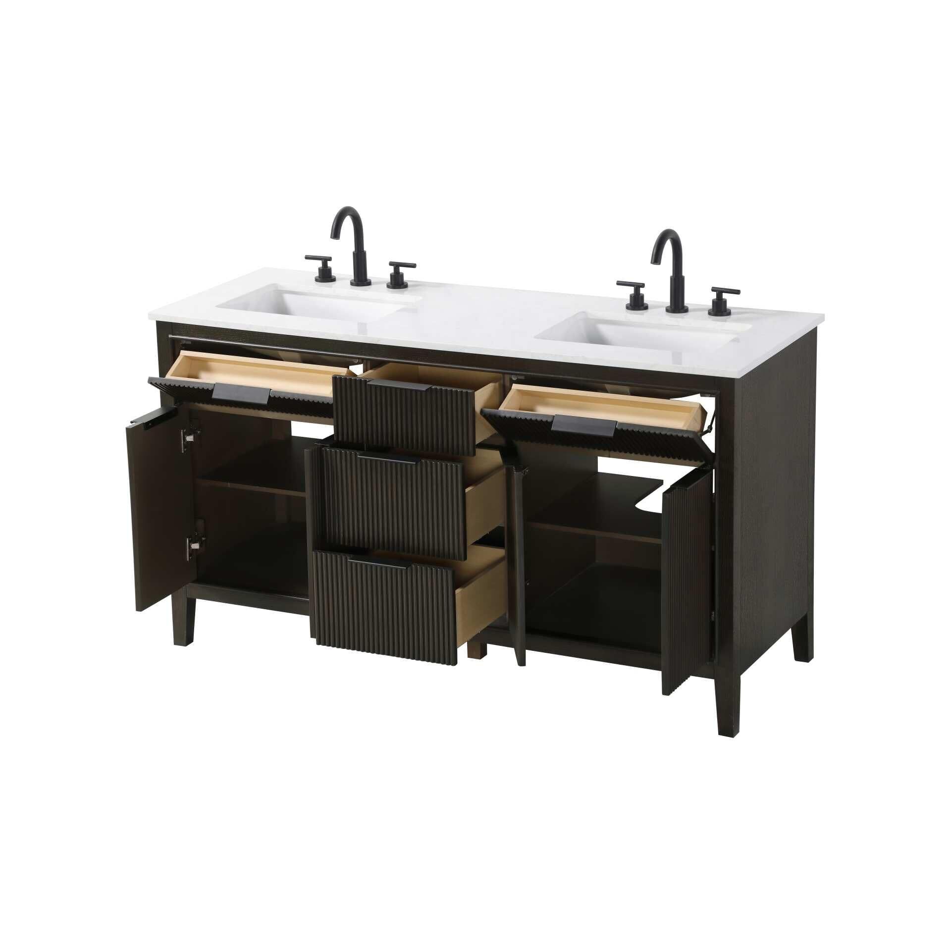 Shown in Chocolate Oak finish