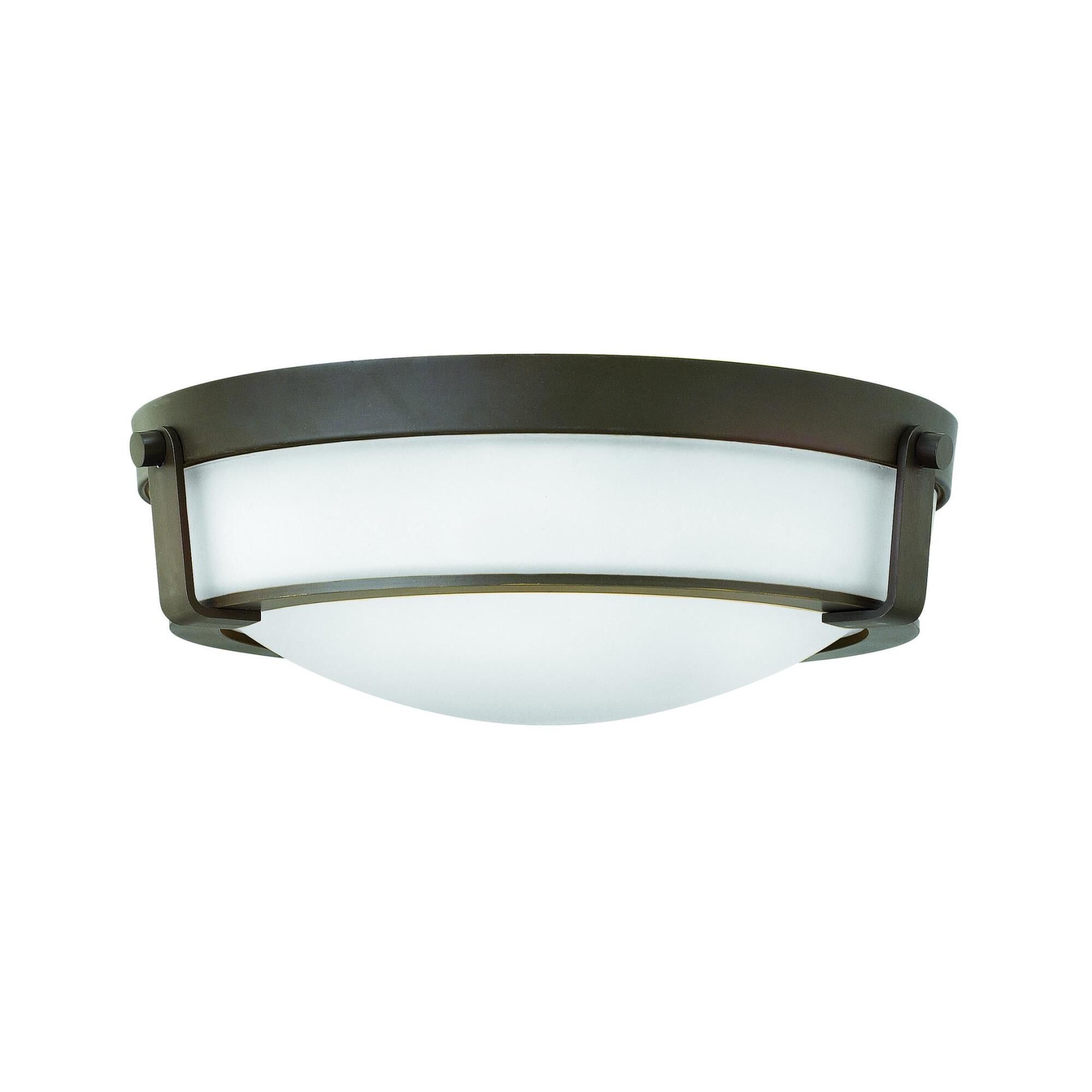 Shown in Olde Bronze With Etched White finish and Etched glass