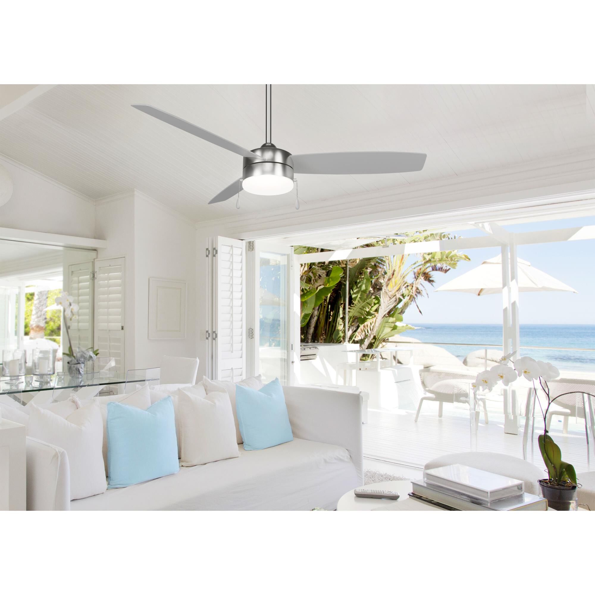 Airetor 54 Inch Ceiling Fan with Light Kit by Minka Aire