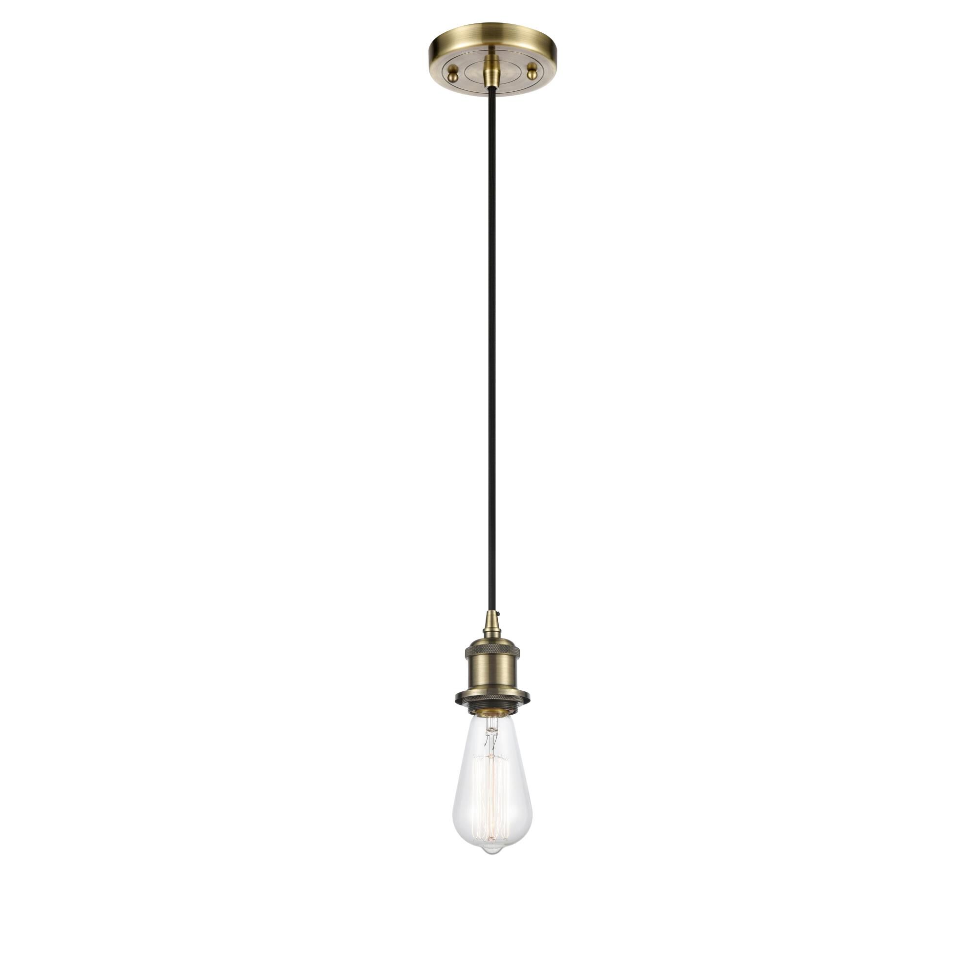 Bruno Marashlian Bare Bulb 4 Inch Mini Pendant by Innovations Lighting
