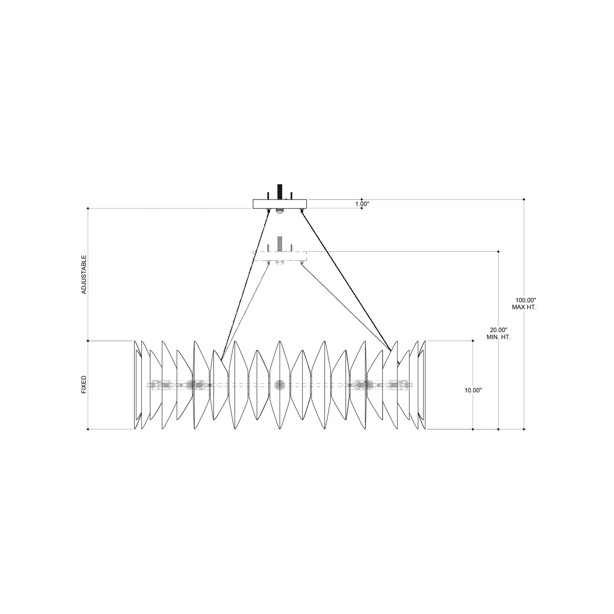 Denise Mcgaha Potter 8 Light Chandelier by Currey and Company