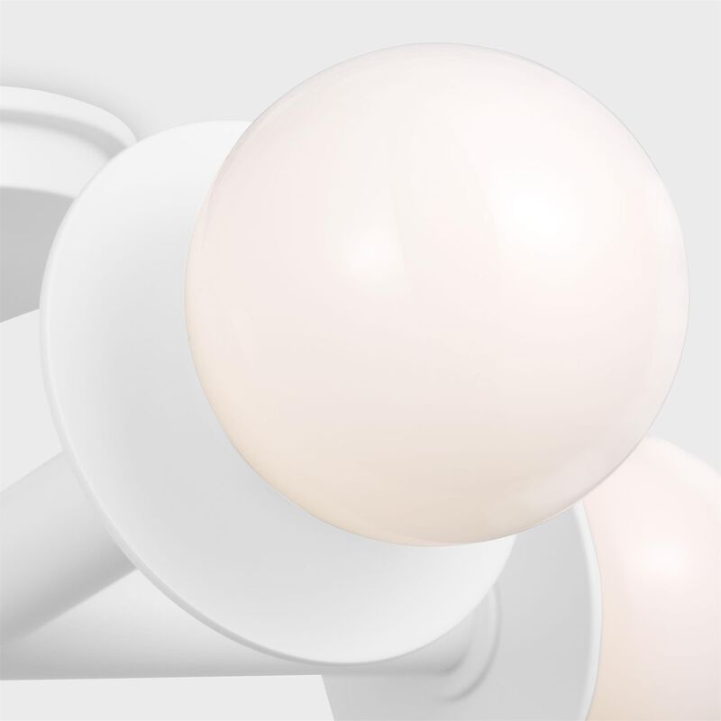 Kelly Wearstler Nodes 18 Inch 4 Light Semi Flush Mount by Visual Comfort Studio