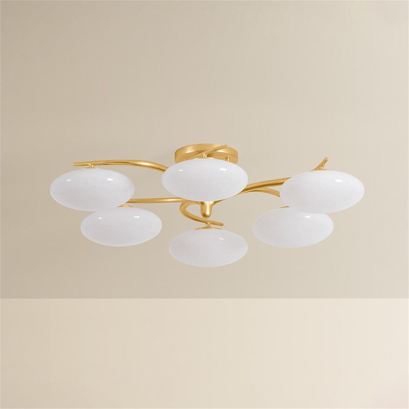 Bayberry 32 Inch Semi Flush Mount by Hudson Valley Lighting