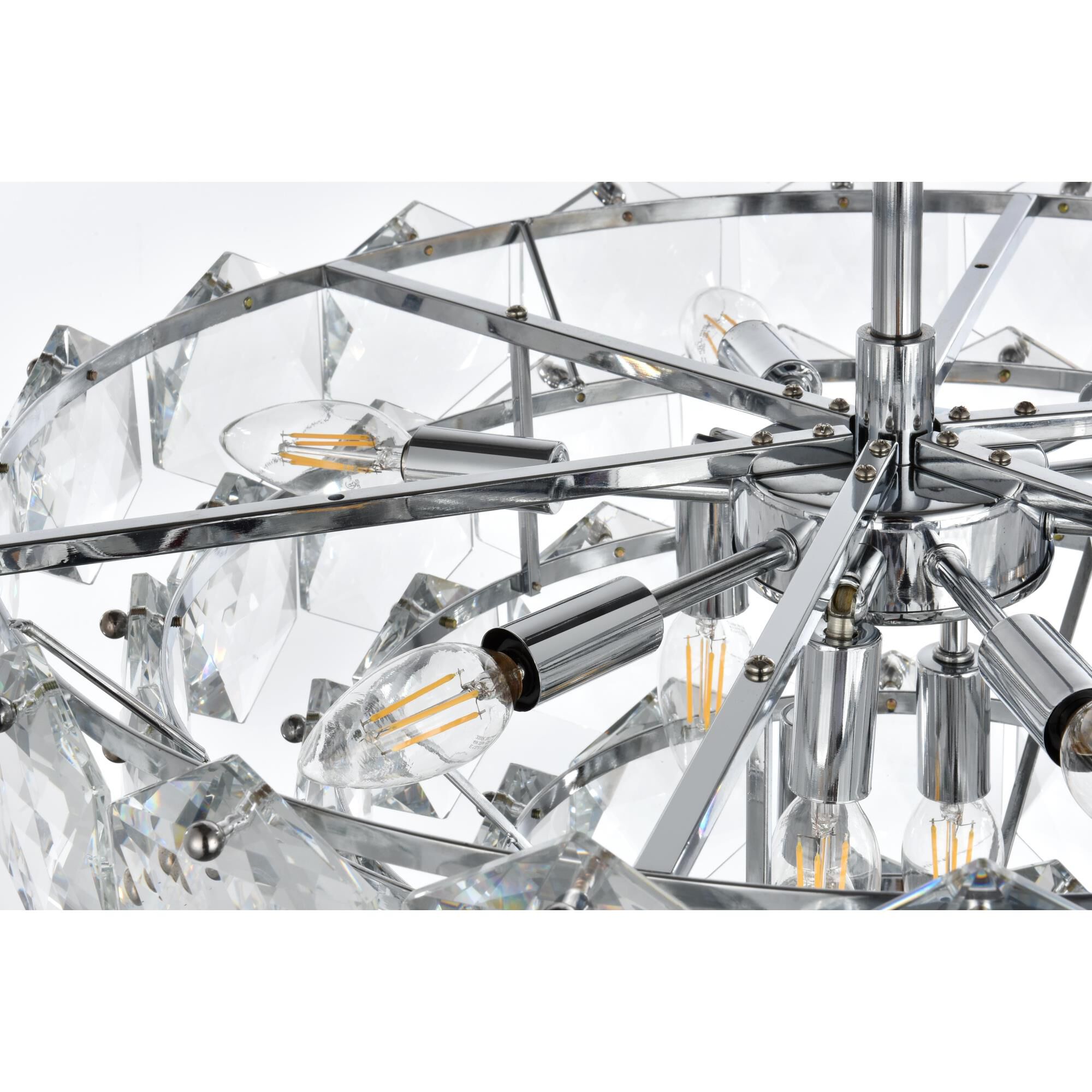 Shown in Chrome  finish and Rc crystal and Clear glass