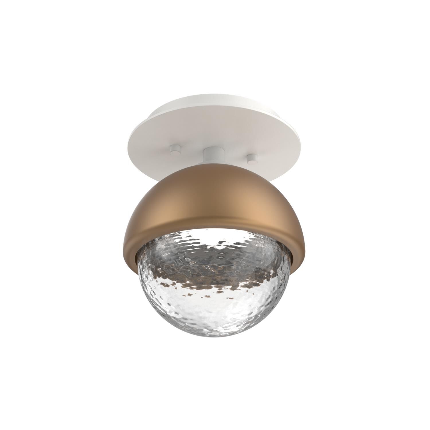 Shown in Salt White finish and Clear glass and Novel Brass accent