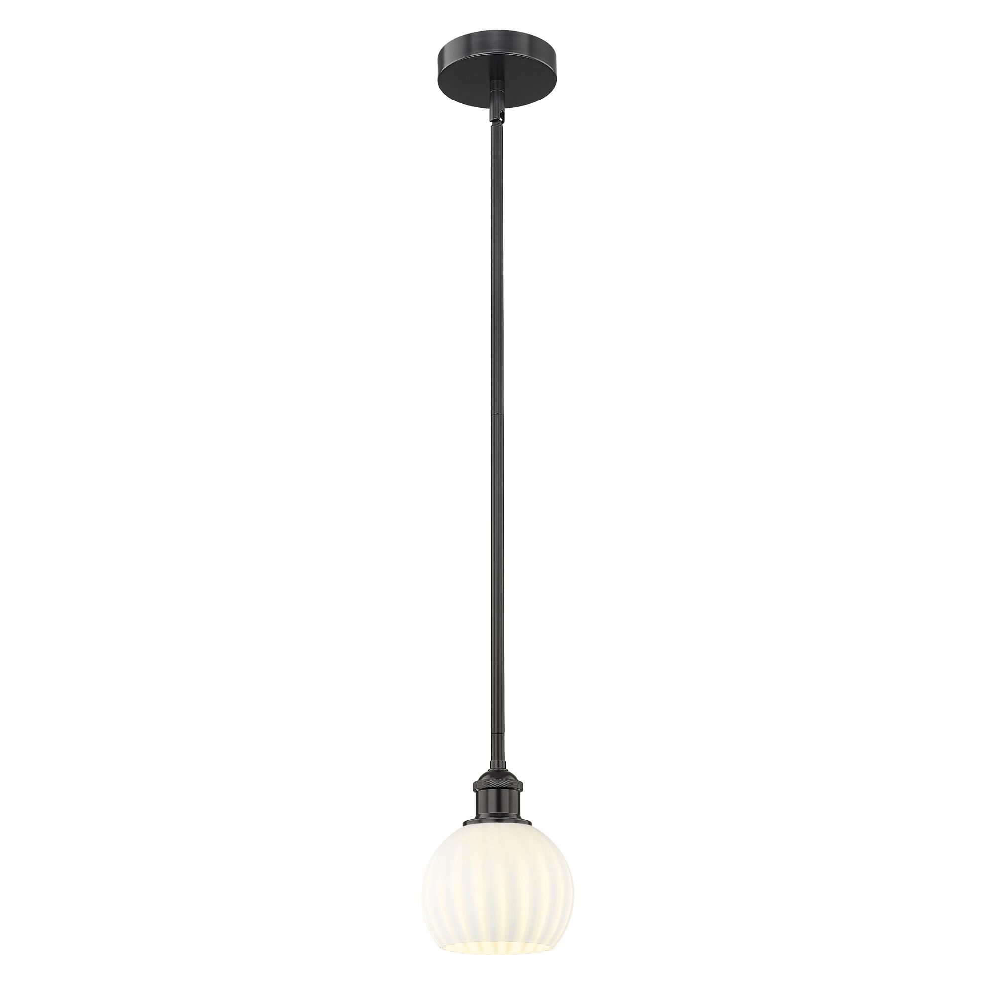 Bruno Marashlian White Venetian 6 Inch Mini Pendant by Innovations Lighting