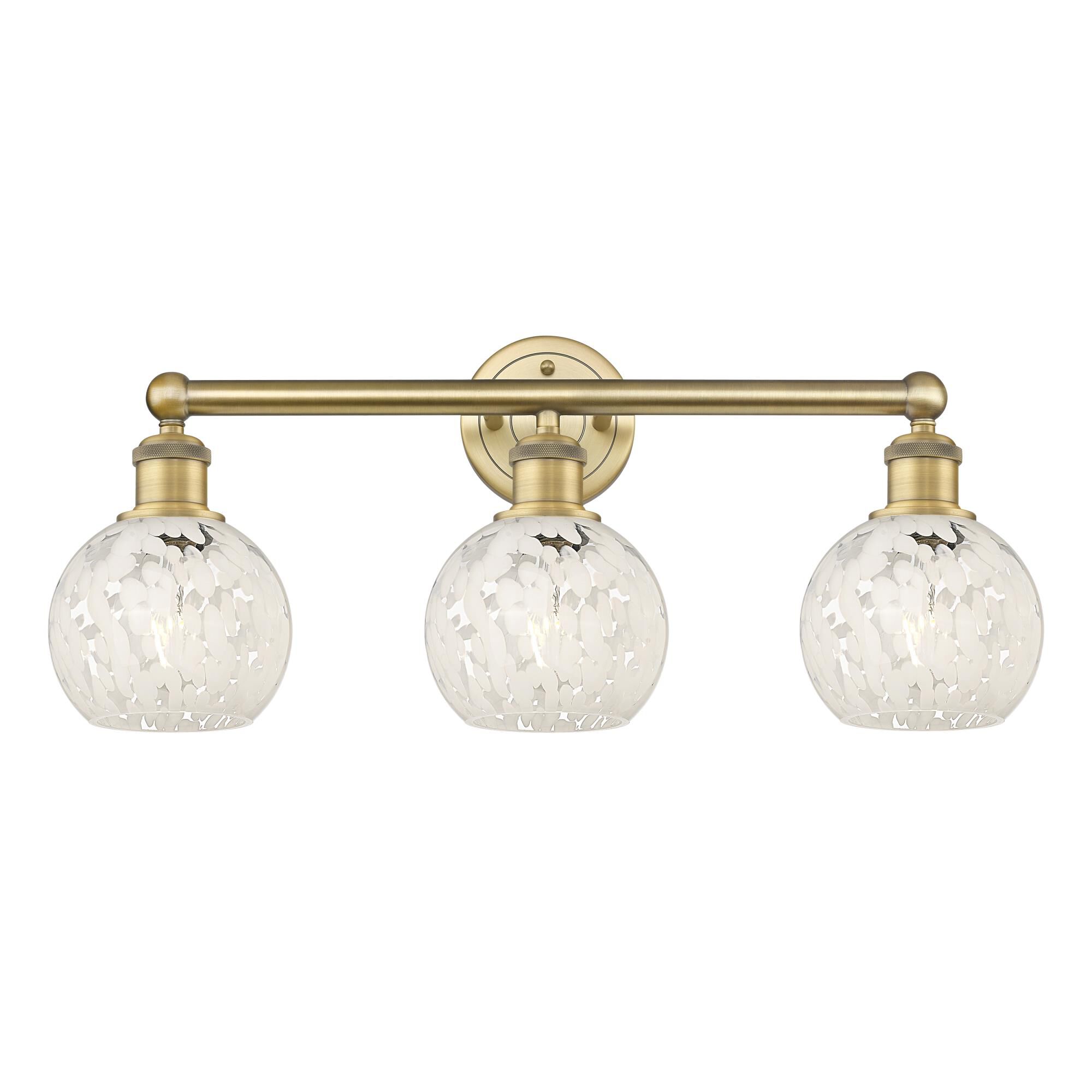 Bruno Marashlian White Mouchette 24 Inch Bath Vanity Light by Innovations Lighting