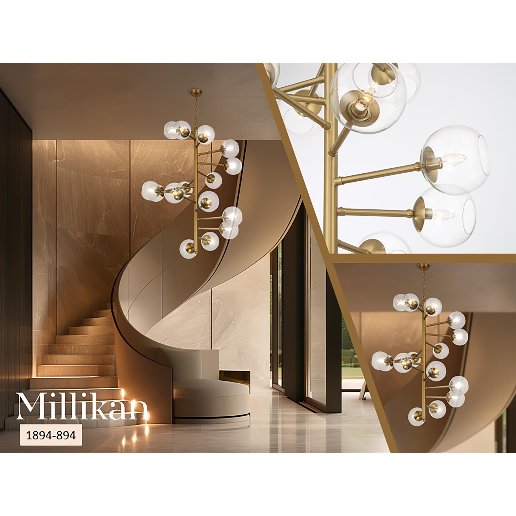 Millikan 51 Inch Multi Light Pendant by Minka Lavery