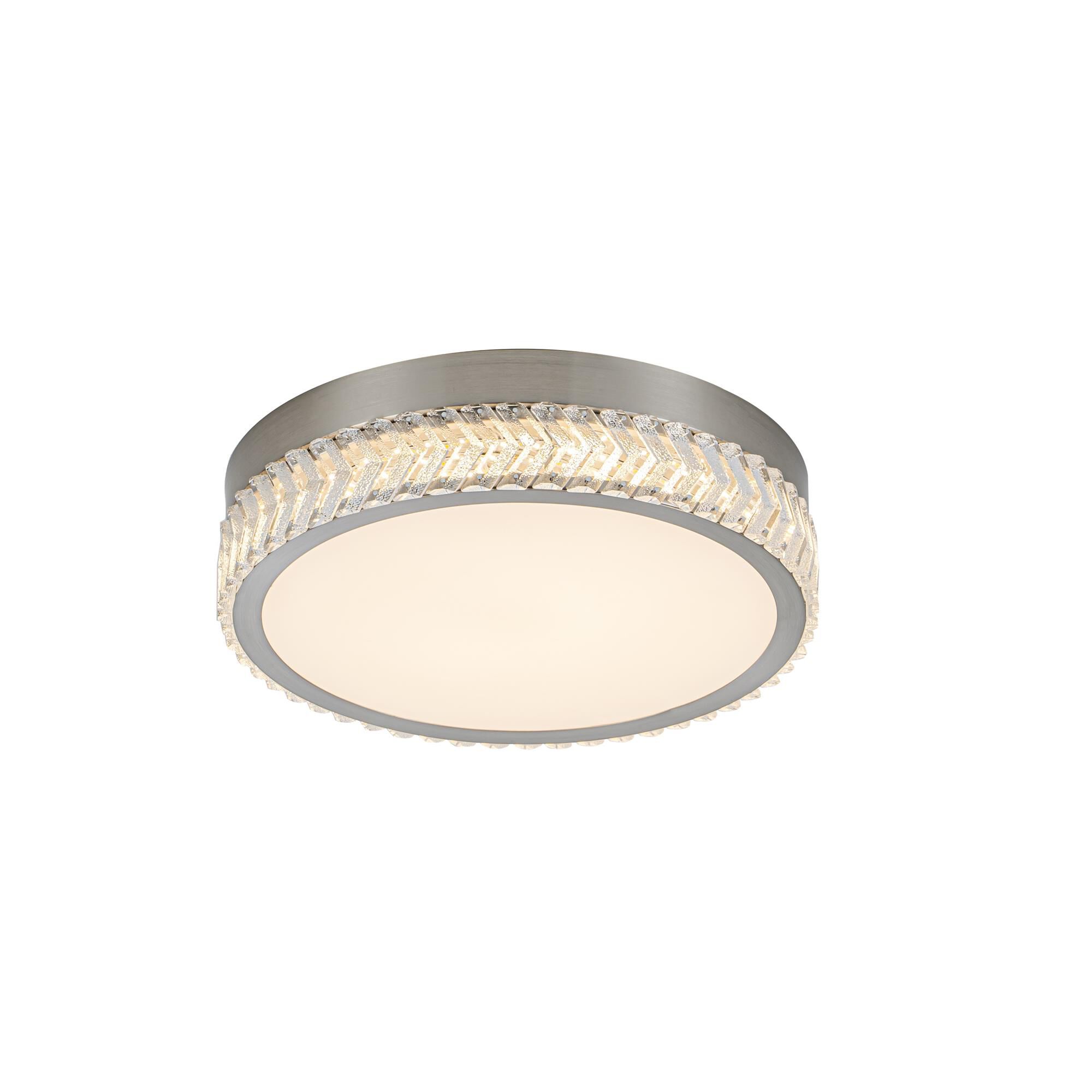 Chevron 16 Inch Flush Mount by Artcraft