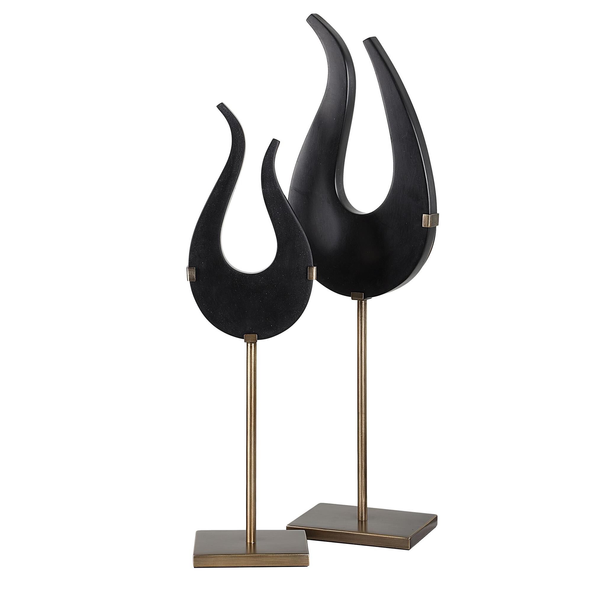 Renee Wightman Black 24 Inch Figurine By Uttermost