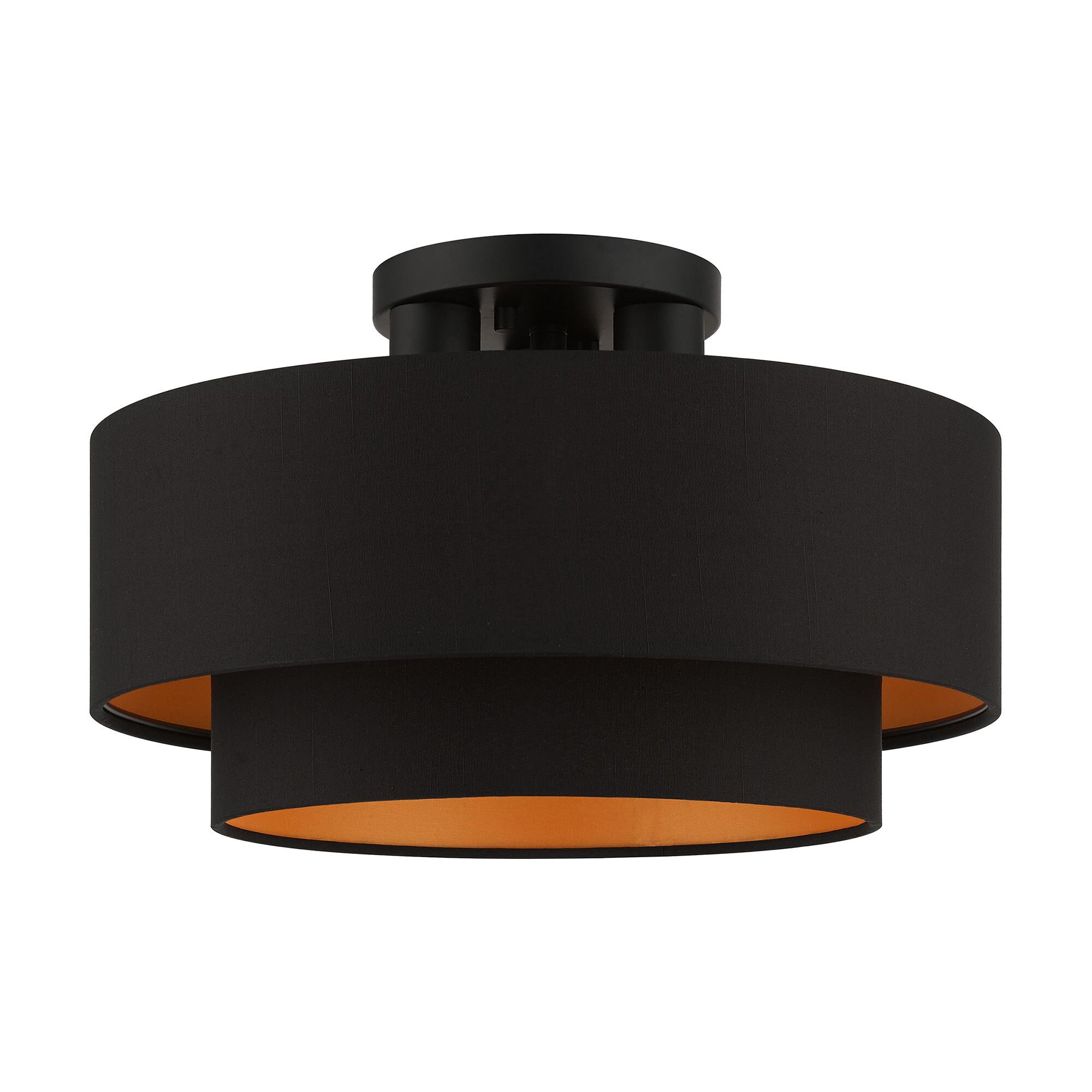 Sentosa 15 Inch 3 Light Semi Flush Mount by Livex Lighting