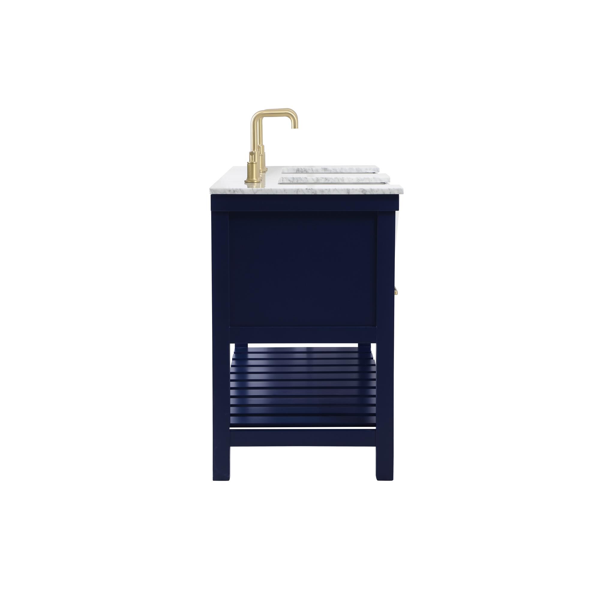 Shown in Blue finish