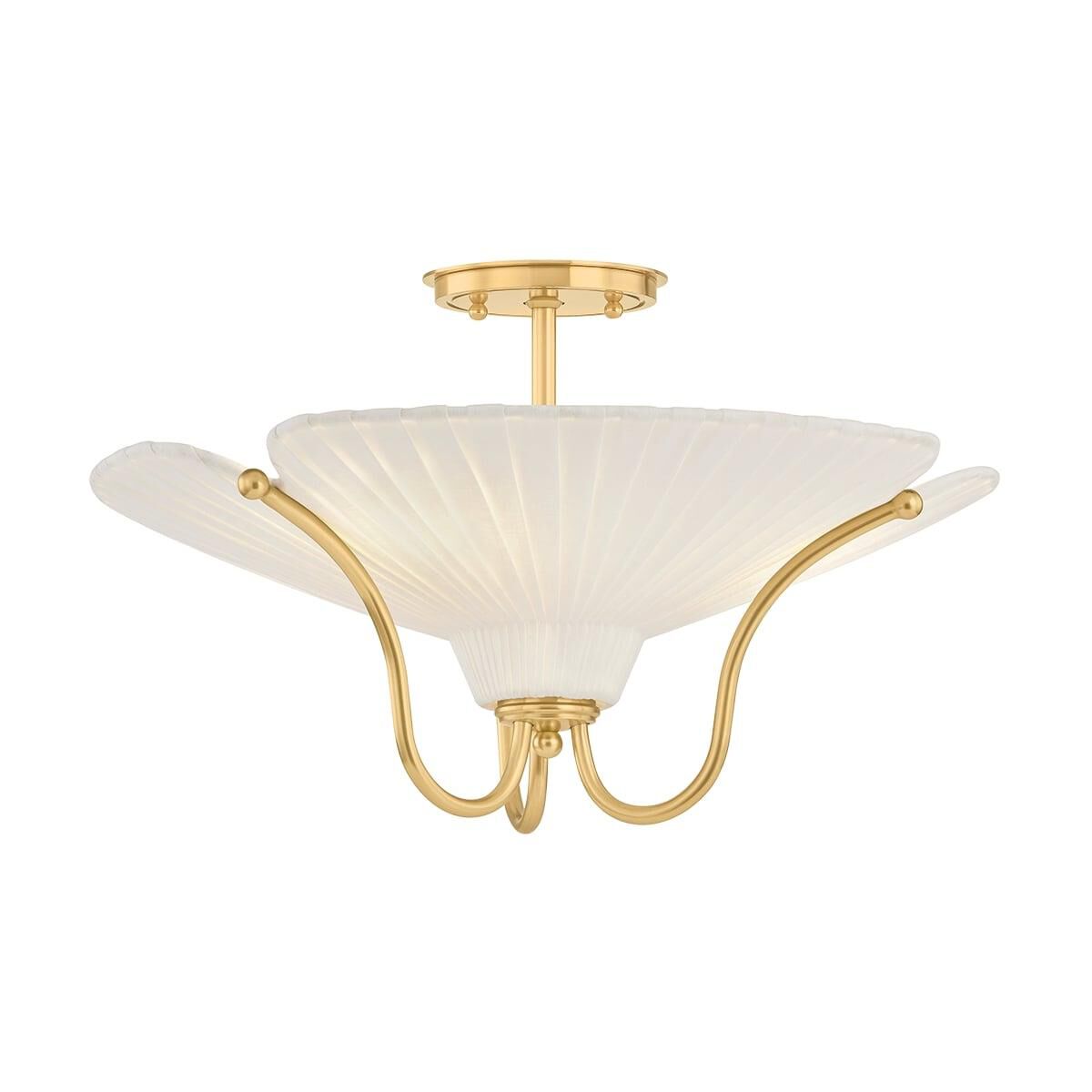Augusta Hoffman Gerhard 18 Inch Semi Flush Mount by Hudson Valley Lighting
