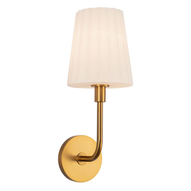 Plisse 18 Inch Wall Sconce by Alora Mood