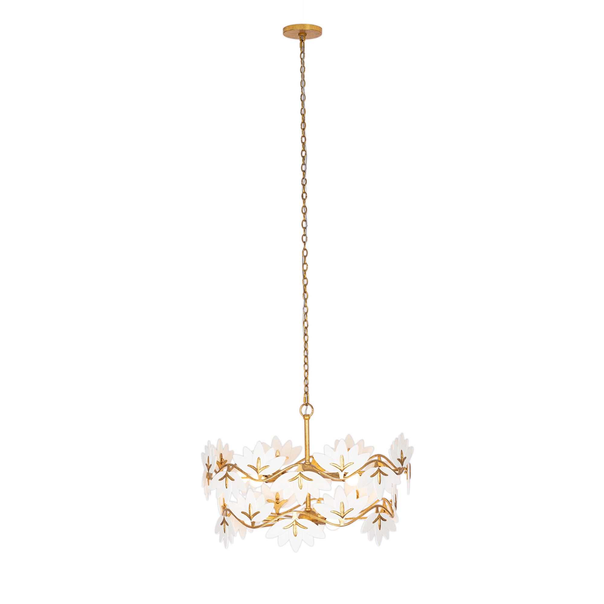 Shown in Oxidized Gold Leaf finish