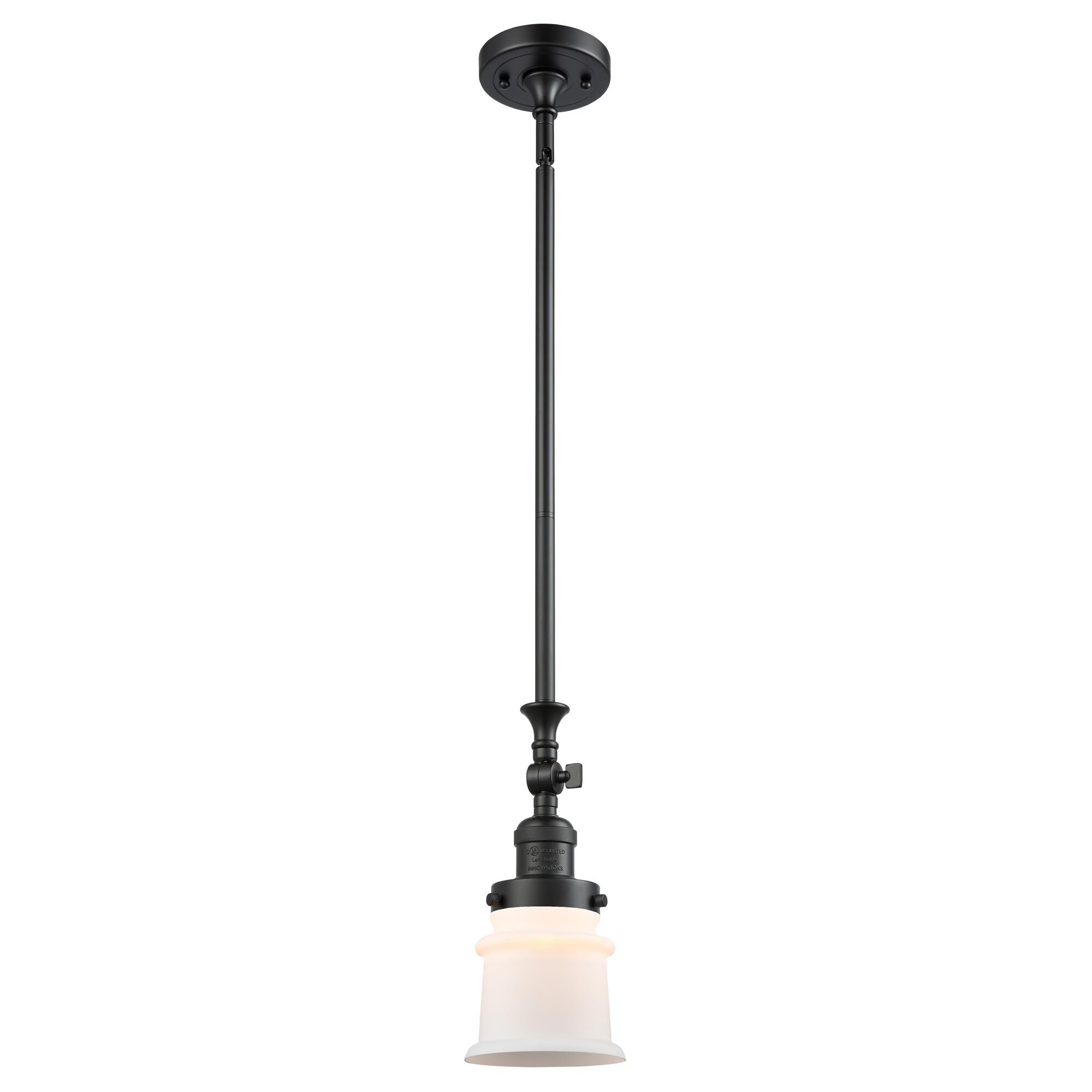 Shown in Matte Black finish and Matte White Cased glass