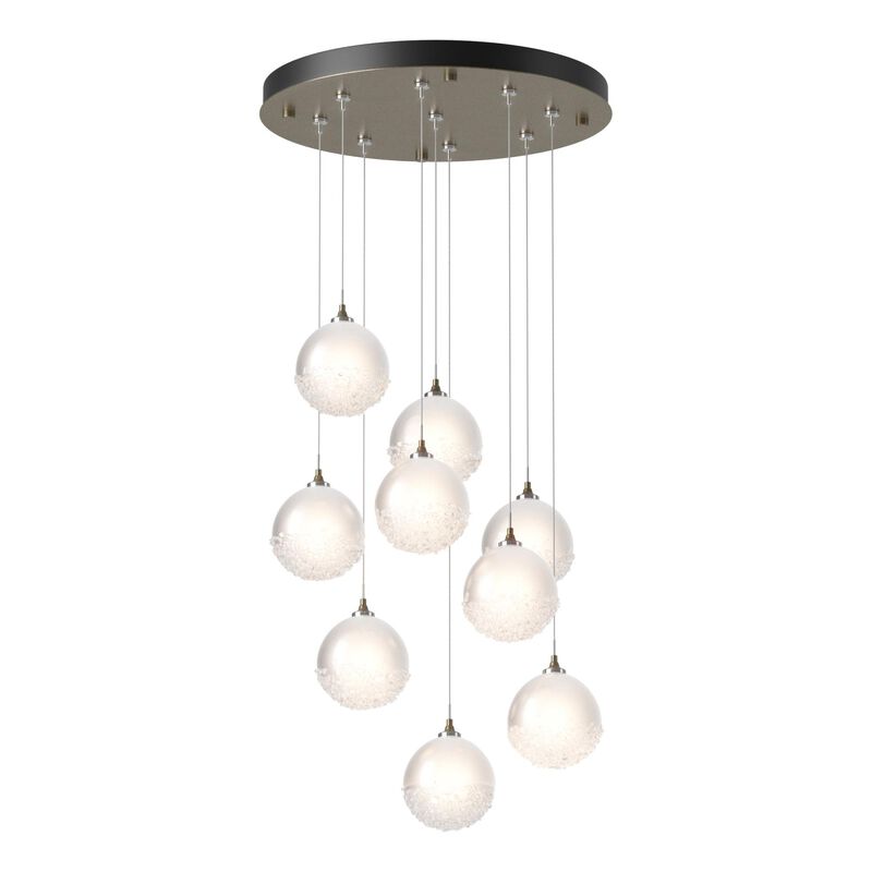 Fritz 20 Inch 9 Light Multi Light Pendant by Hubbardton Forge