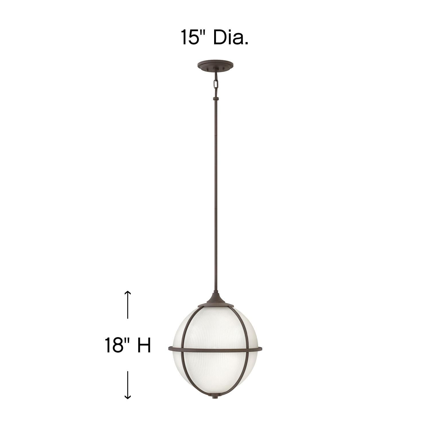 Odeon 15 Inch Large Pendant by Hinkley Lighting