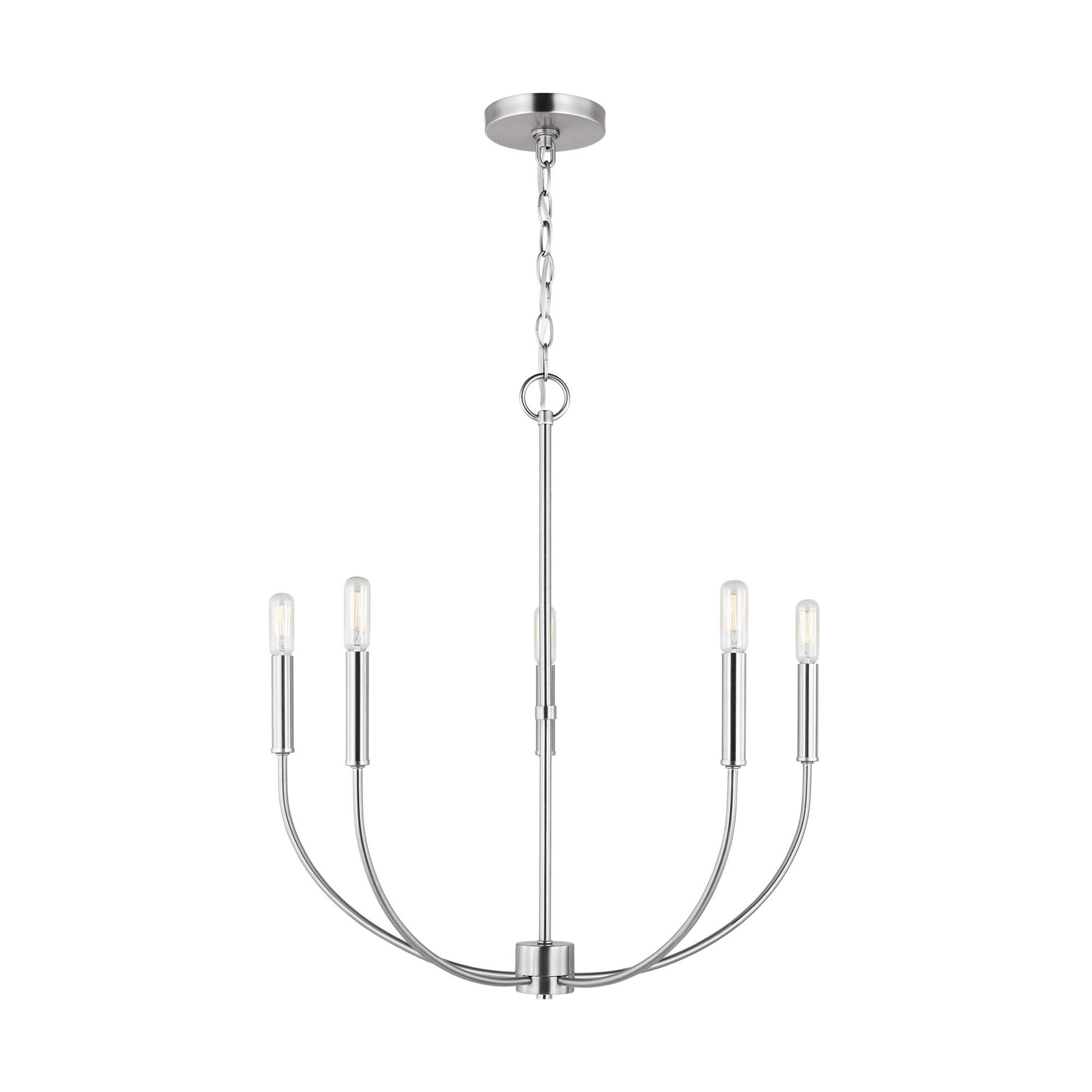 Shown in Brushed Nickel Silver finish