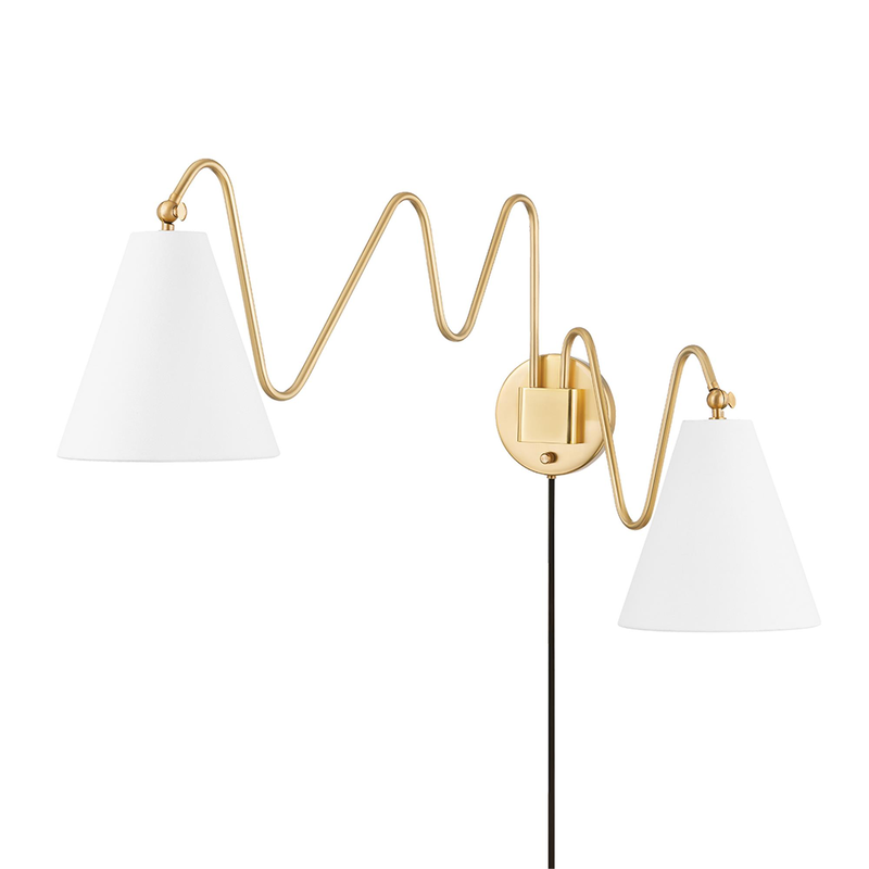 Tali Roth Onda Large Wall Swing Lamp by Mitzi