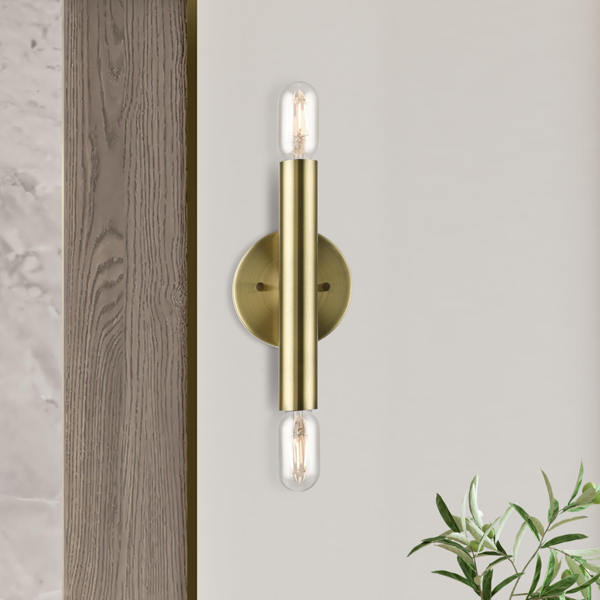 Shown in Antique Brass finish