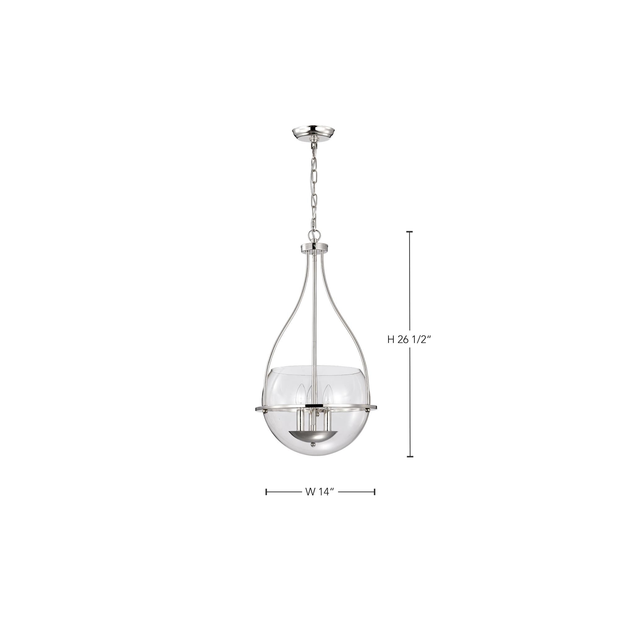 Amado 3 Light Large Pendant
