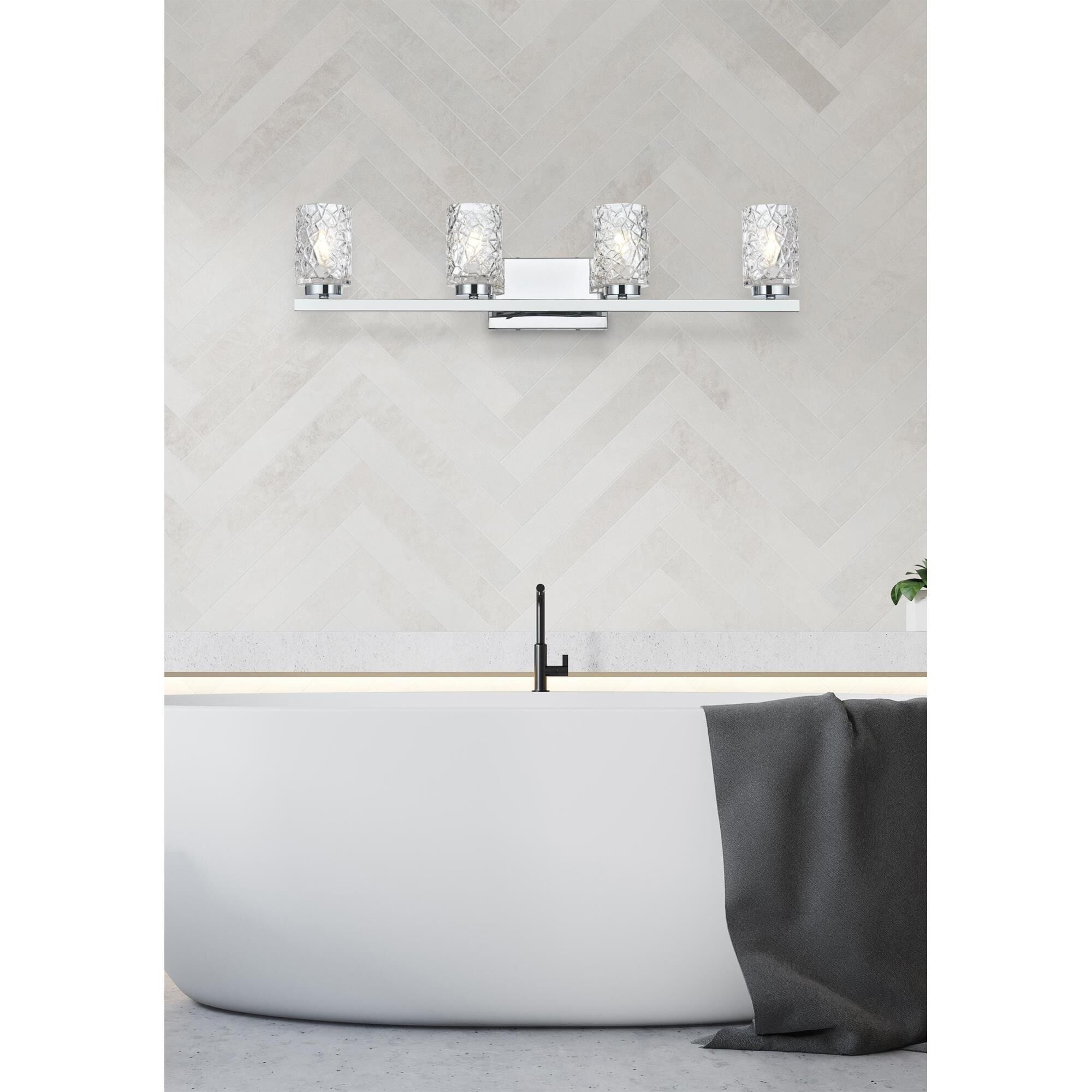 Shown in Chrome And Clear finish