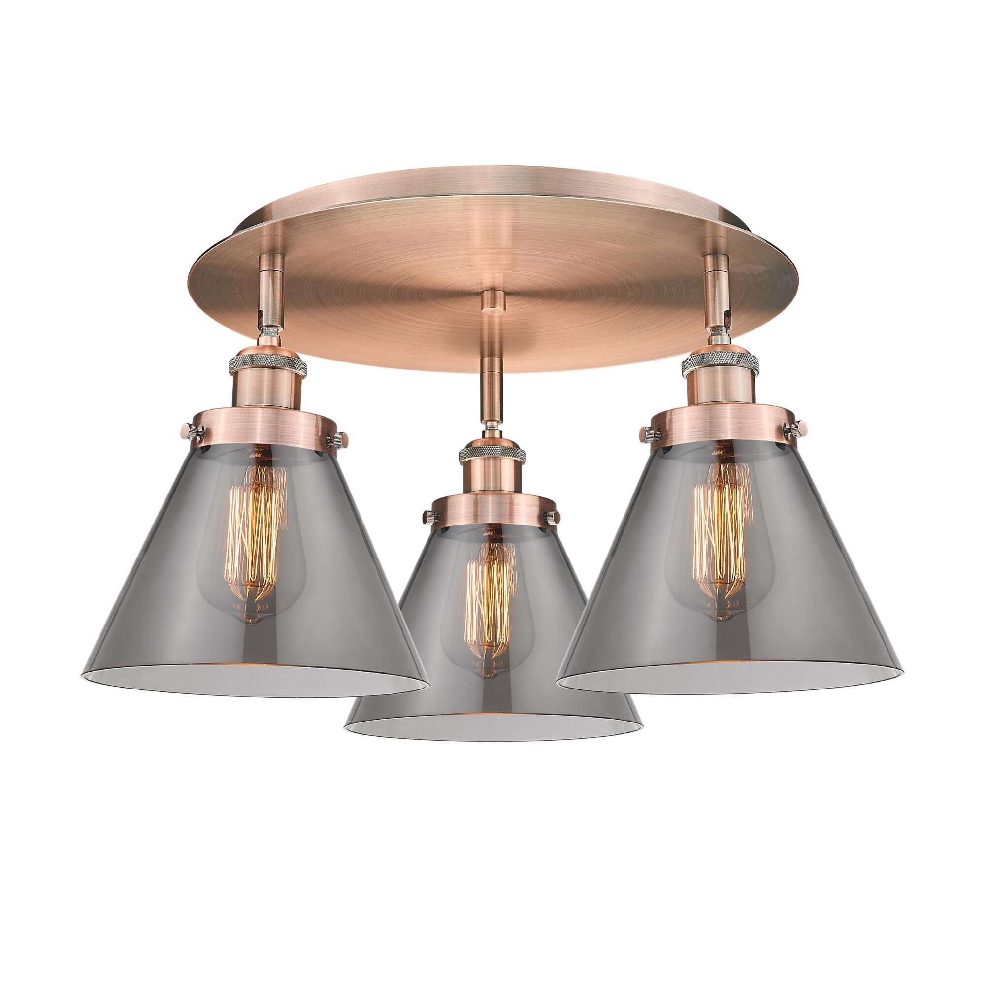 Bruno Marashlian Cone 20 Inch Flush Mount by Innovations Lighting