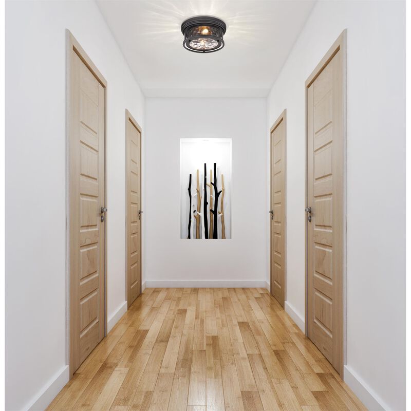 Clarion 12 Inch 2 Light Flush Mount by Z-Lite