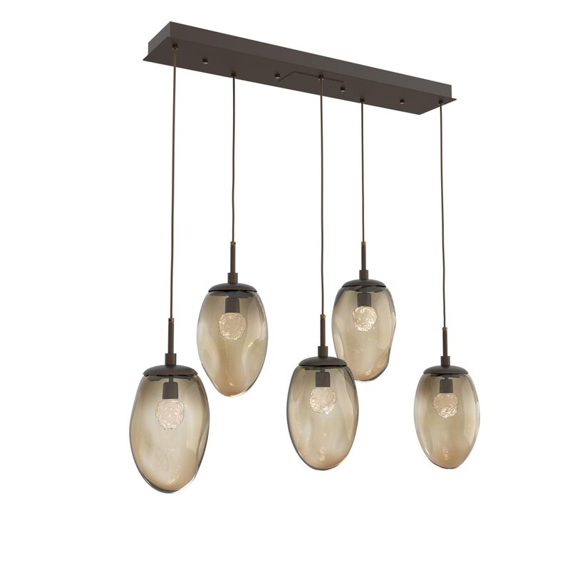 Meteo 42 Inch 5 Light LED Multi Light Pendant by Hammerton Studio