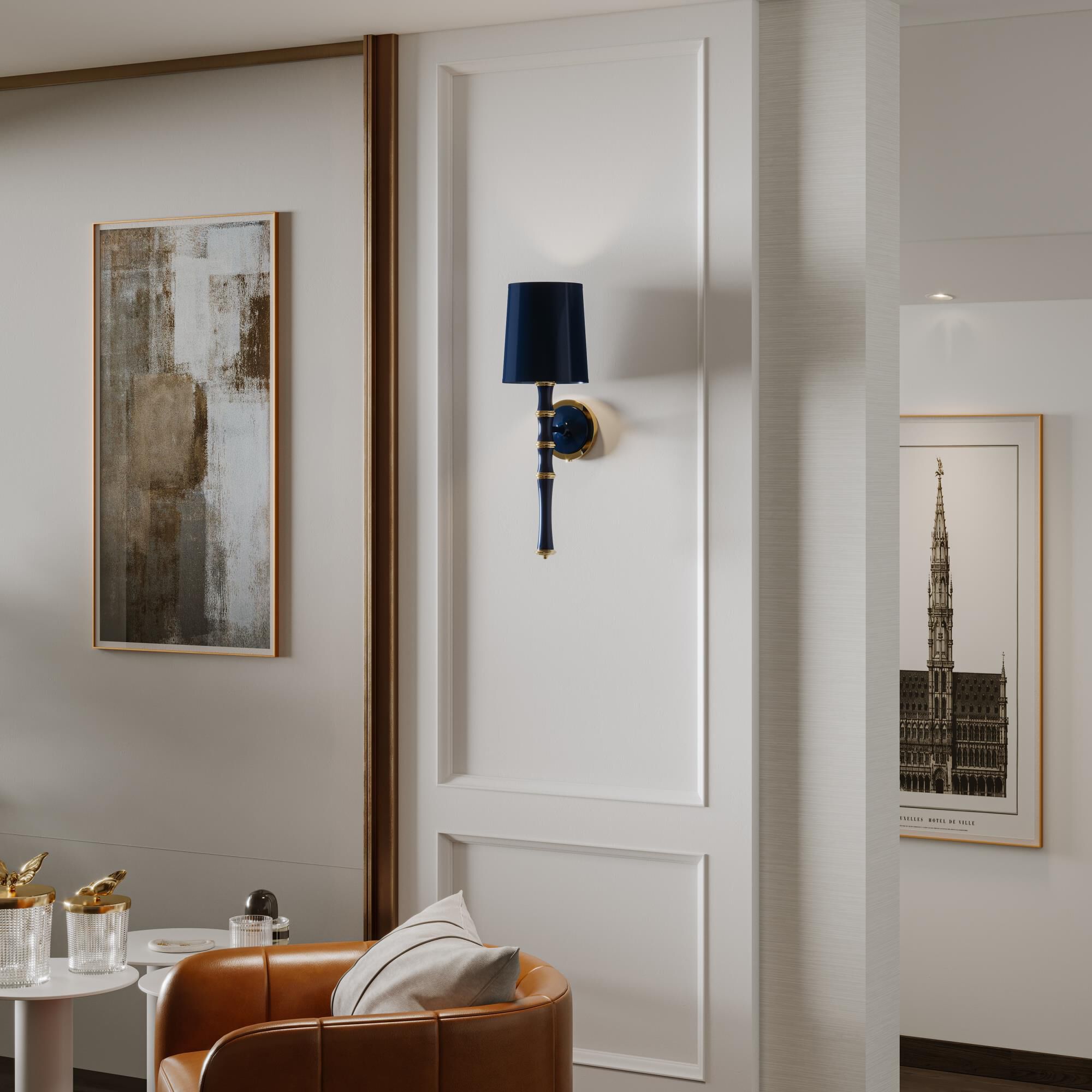 Kane 23 Inch Wall Sconce by Robert Abbey