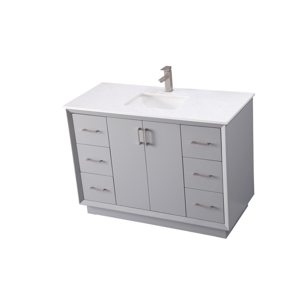 Shown in Grey finish