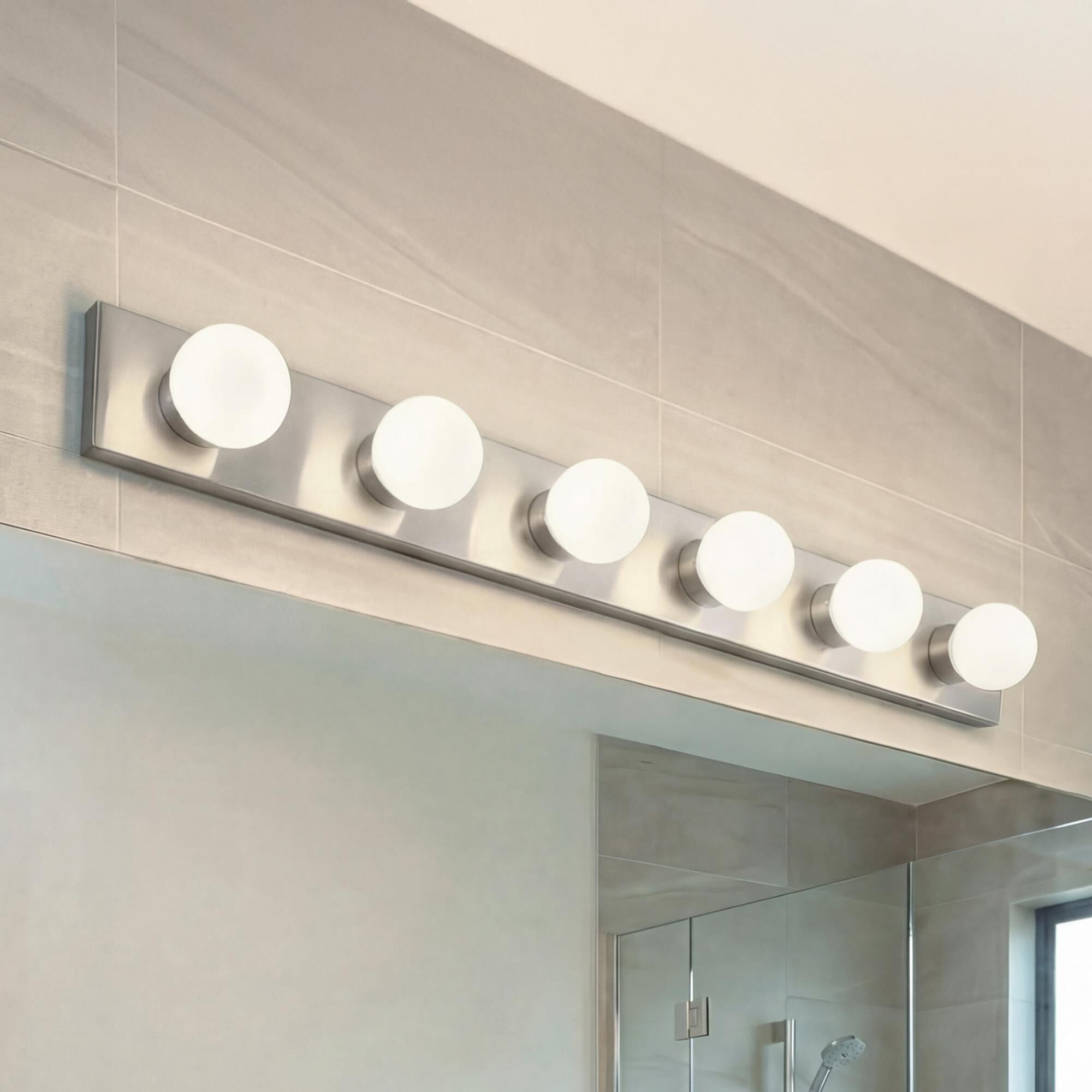 36 Inch 6 Light Bath Vanity Light by Kichler Lighting