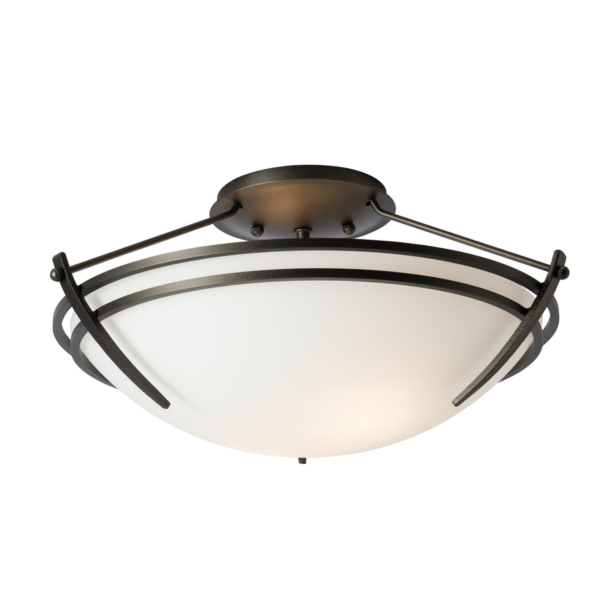 Presidio Tryne 16 Inch 2 Light Semi Flush Mount by Hubbardton Forge